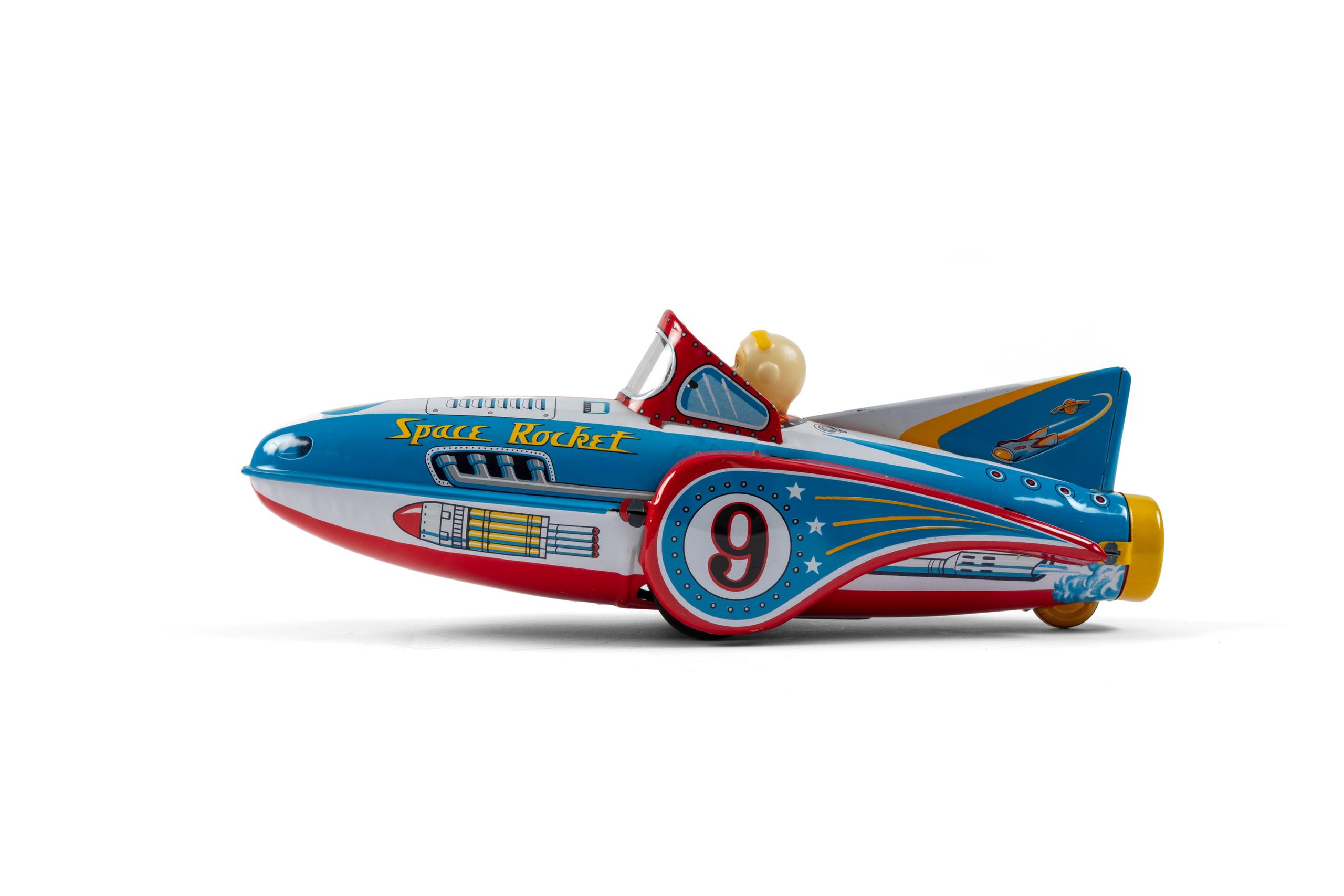 Powerhouse Collection - 'Space Rocket 9' toy rocket by Masudaya, c