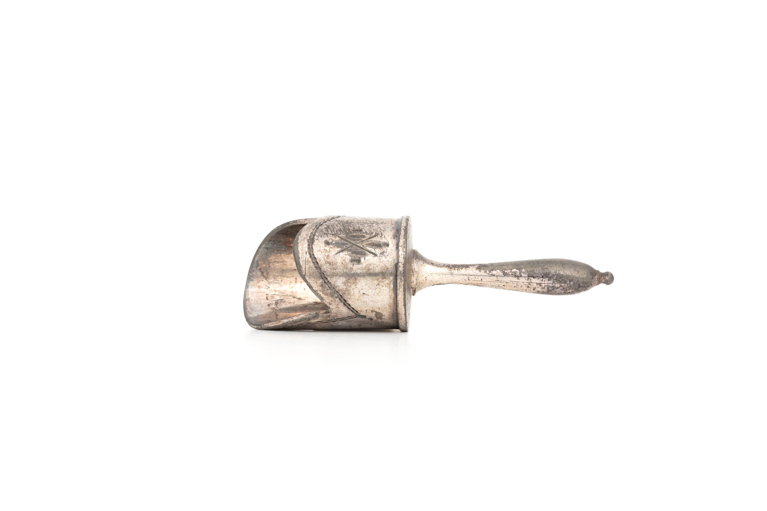 Silver trowel for sugar scuttle by Thomas Otley & Sons Ltd
