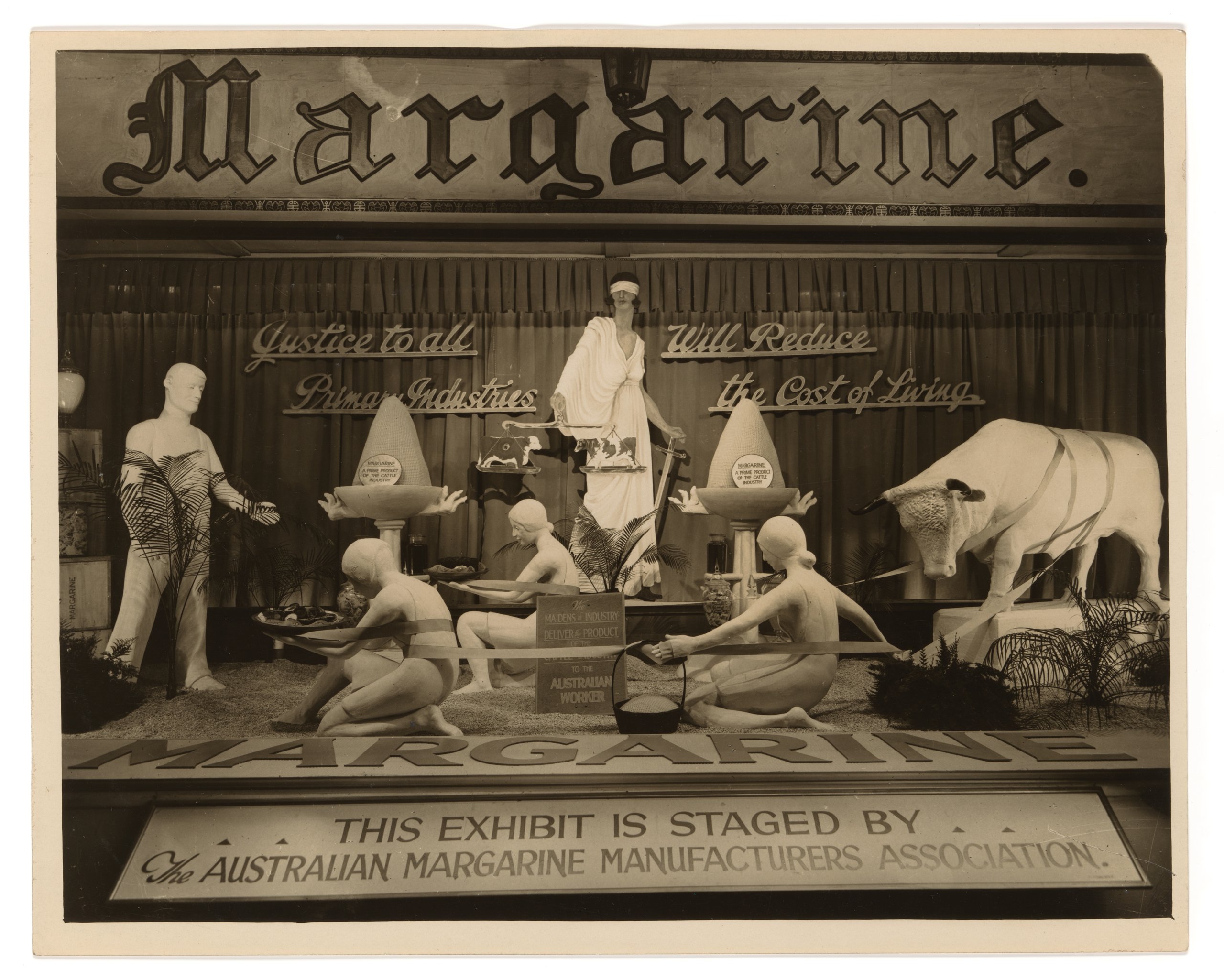 Photograph of promotional exhibit for The Australian Margarine Manufacturers Association at Sydney Royal Easter Show