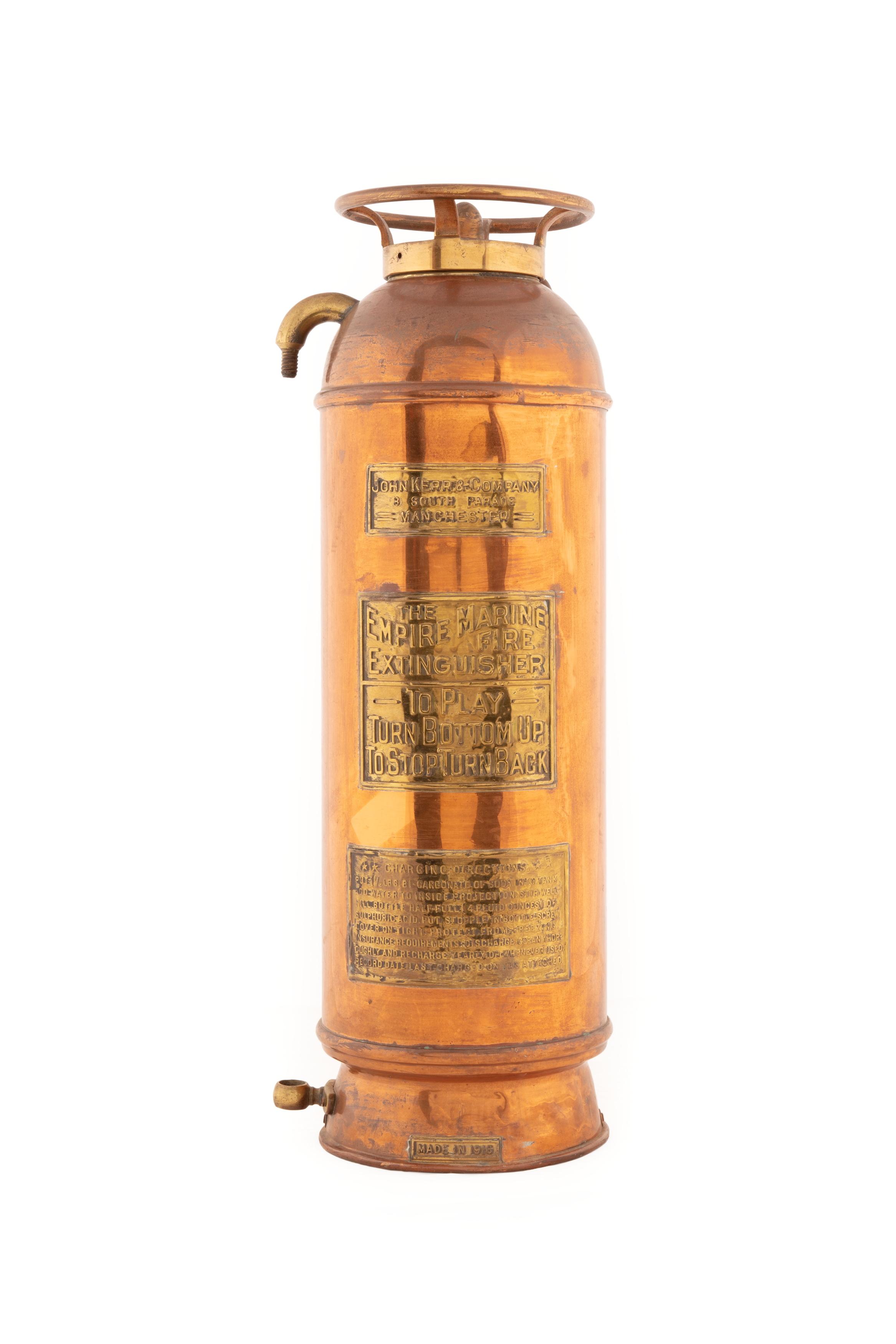 Powerhouse Collection - The Empire Marine fire extinguisher, 1916