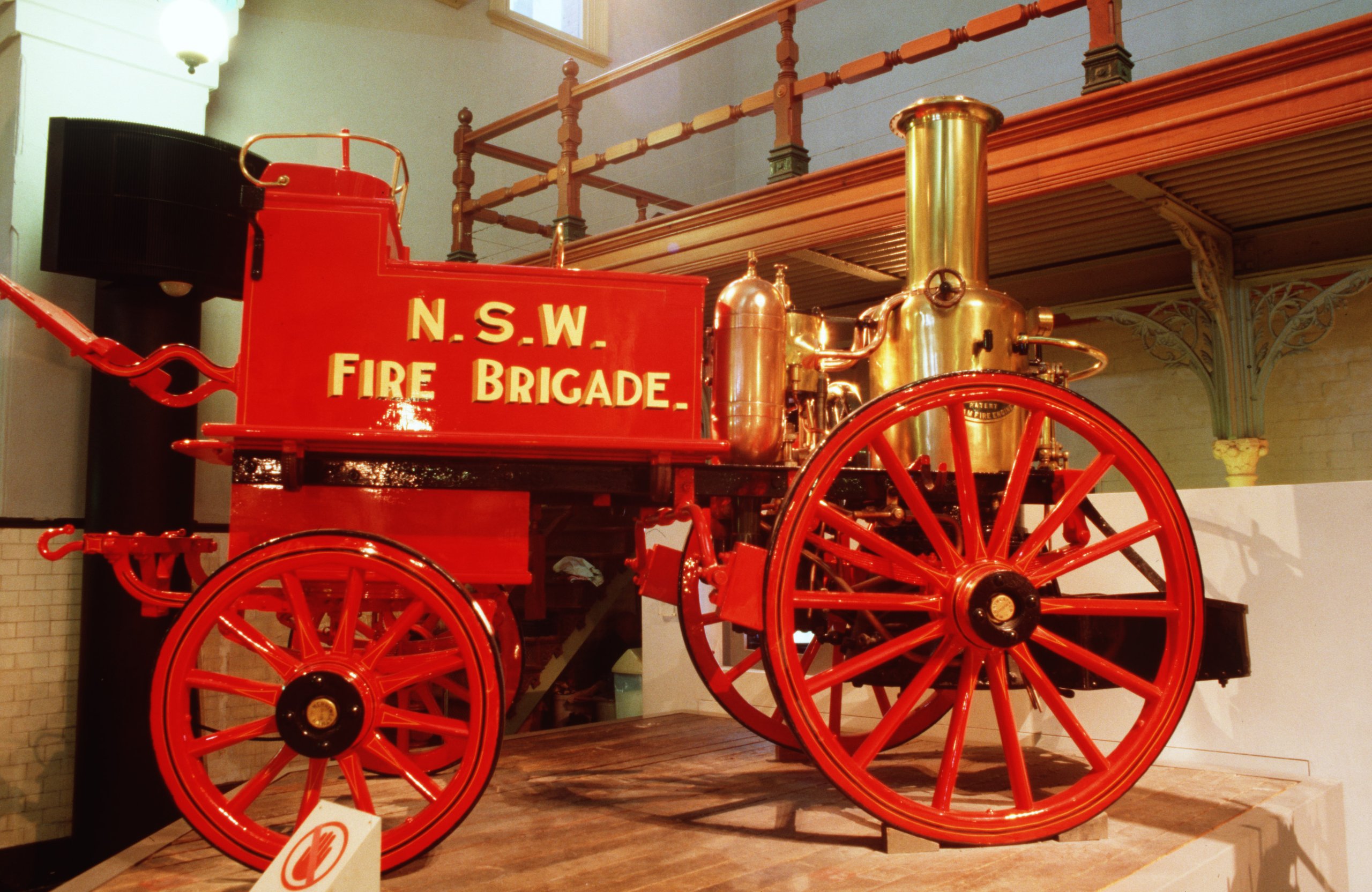 Merryweather horse-drawn steam fire engine from Broken Hill