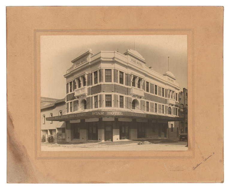 Photograph of Star Hotel exterior, Haymarket by Milton Kent