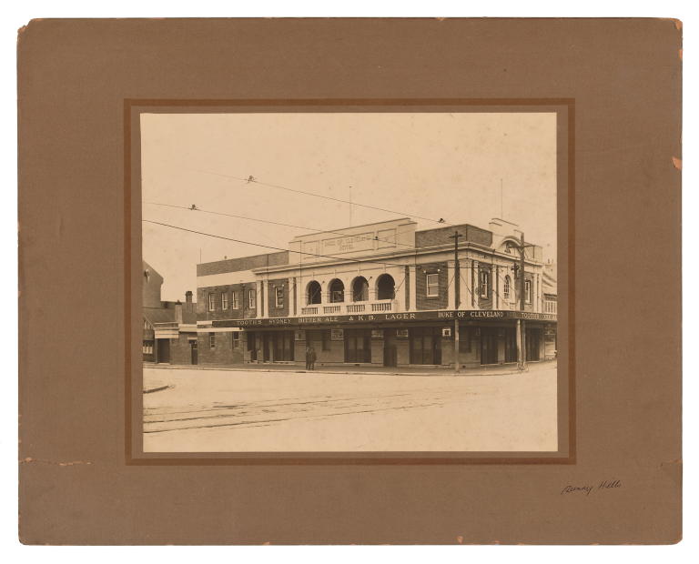 Photograph of Duke of Cleveland Hotel exterior, Surry Hills by Milton Kent