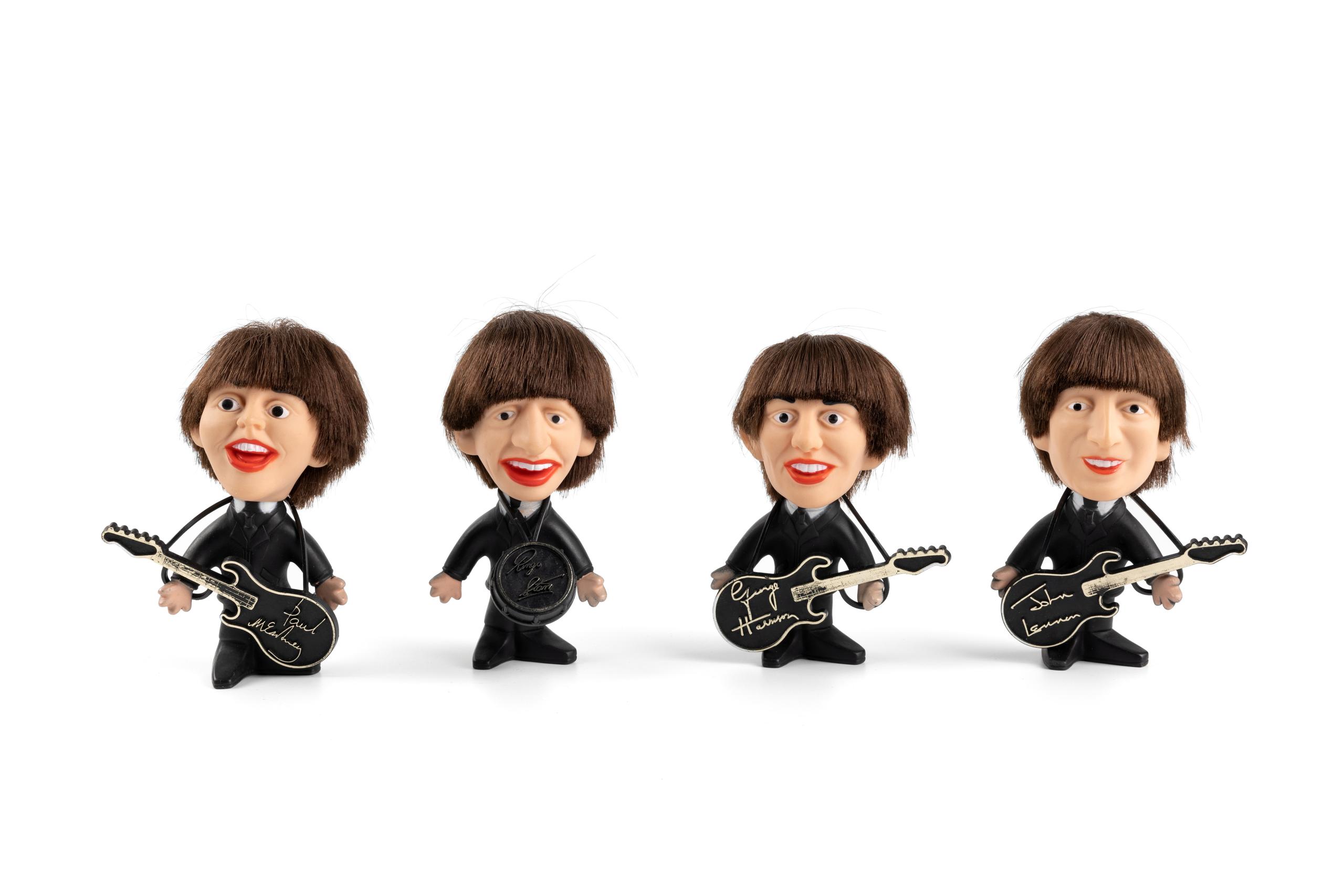 Dropped Beatles Collector Fisher Price Little People Beatles Fisher Price  Little People Collector THE BEATLES Yellow Submarine Figure Set NEW