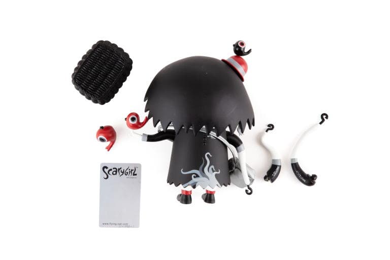 Lot De 4 Figurines Qee Scarygirl - Edition 2003 Par Toy2r/Kidrobot, Neuves