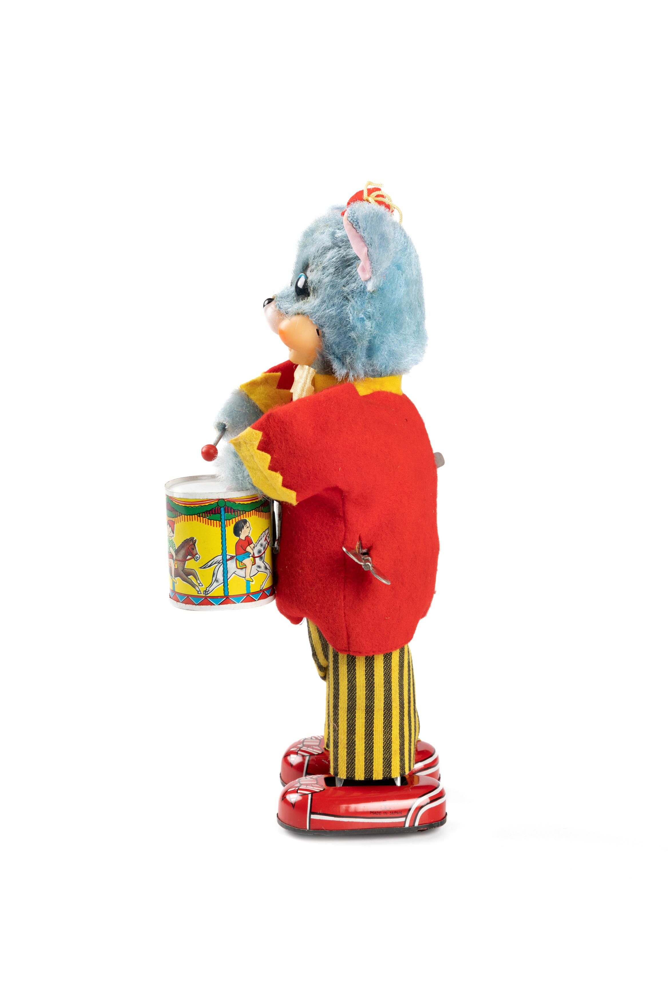 Powerhouse Collection - 'Drummer Bear' clockwork operated toy, c.1965
