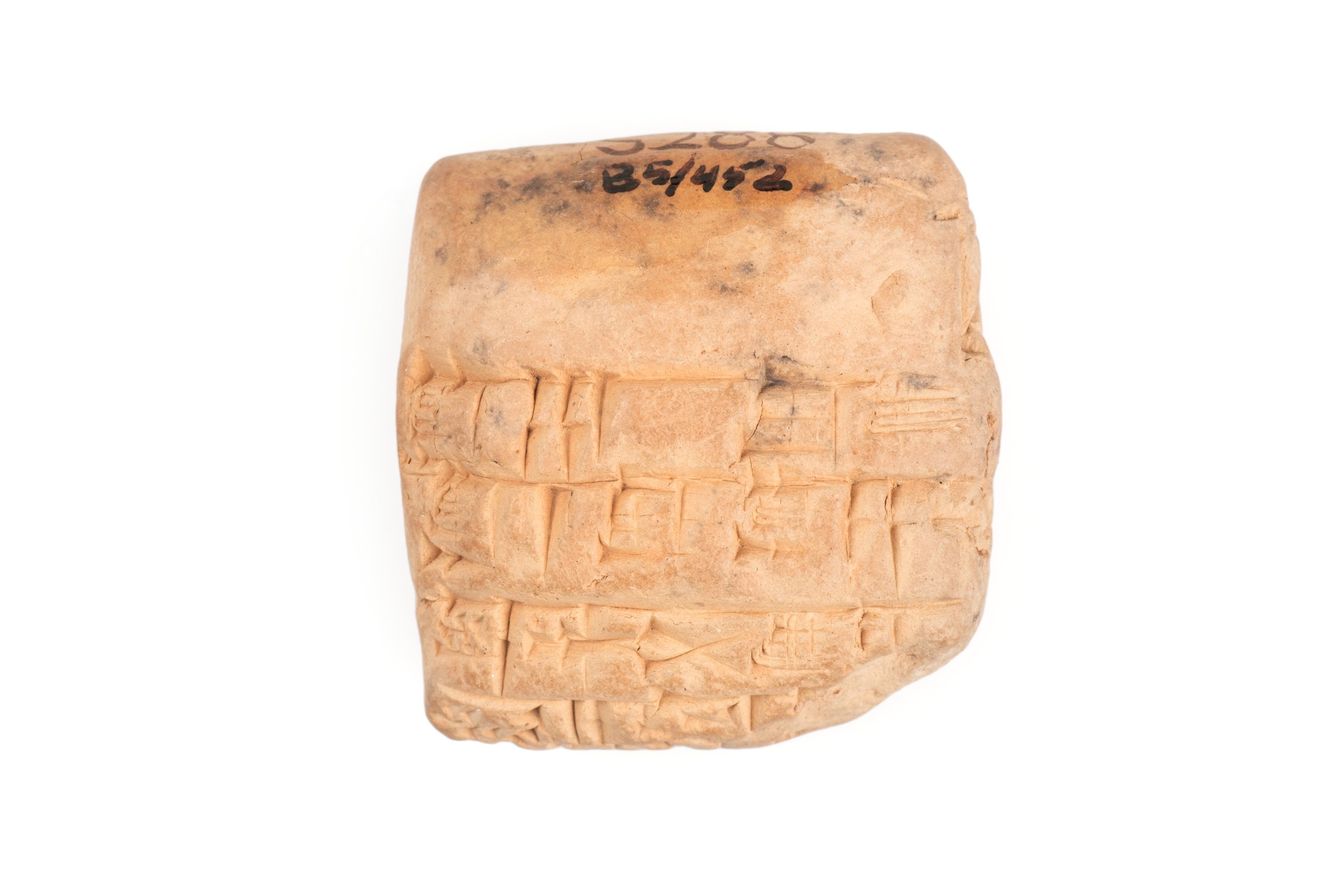 Tablet with Sumerian cuneiform pictographic script