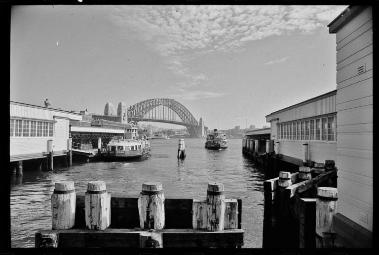 Negative of Circular Quay photographed by David Mist