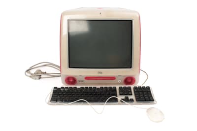 Apple iMac G3 クリアレッド　Ruby Powerhouse Collection - Apple iMac G3 'Ruby Red' computer