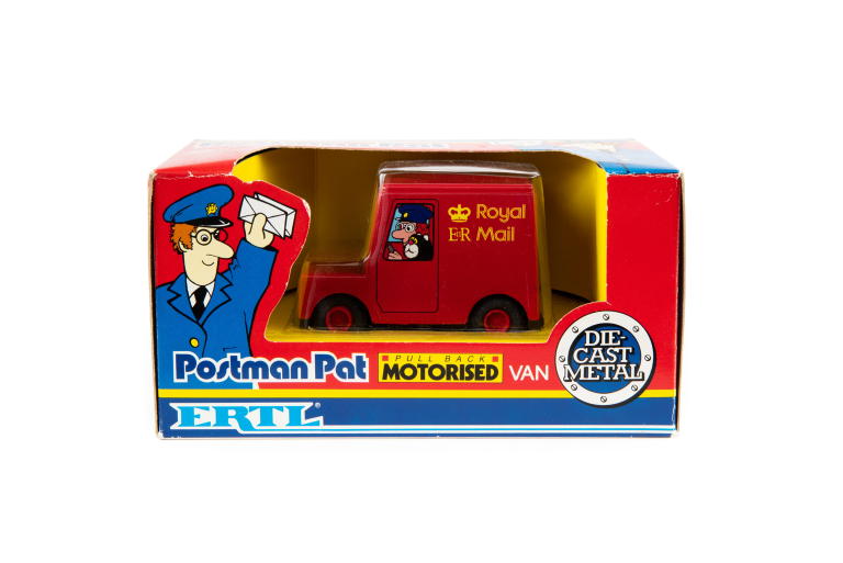 Toy van from the TV show 'Postman Pat'
