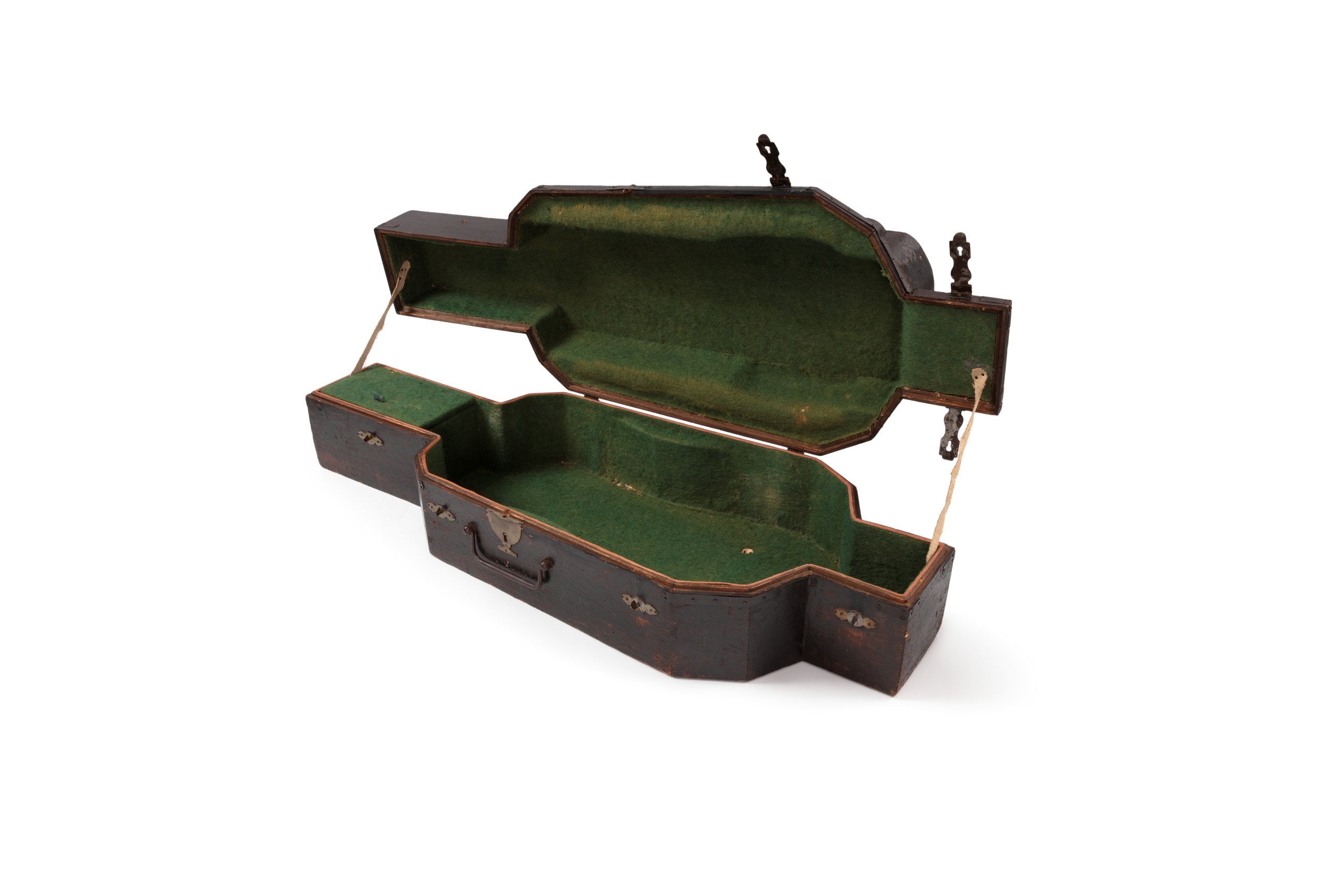 Mellophone and case by Brown & Cleric, France