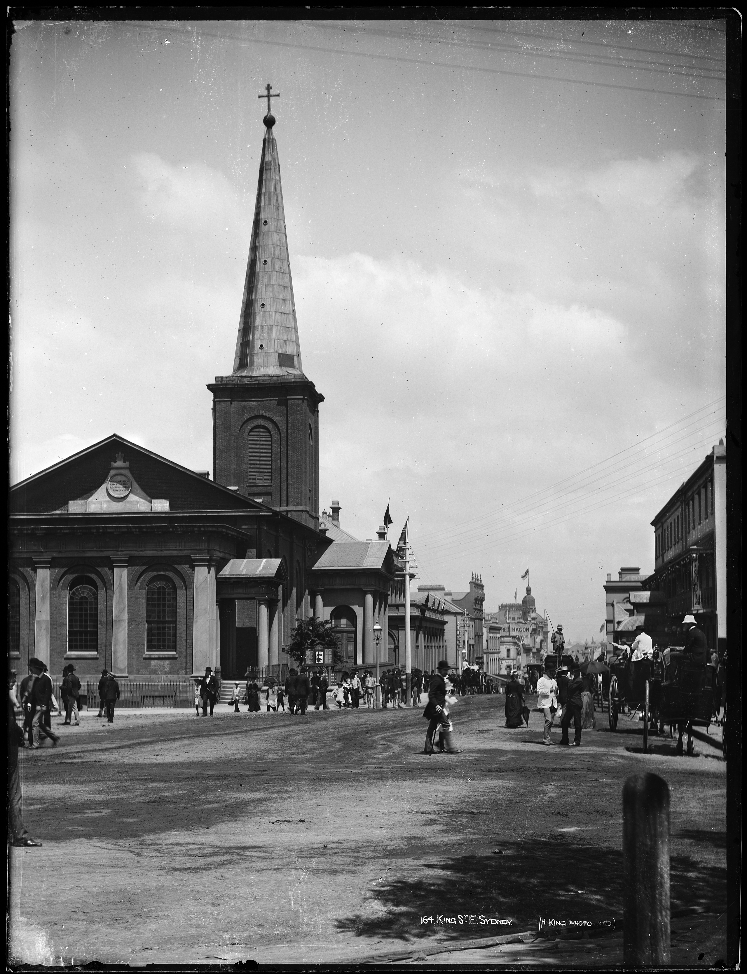 'King Street East, Sydney' by Henry King from the Tyrrell Collection