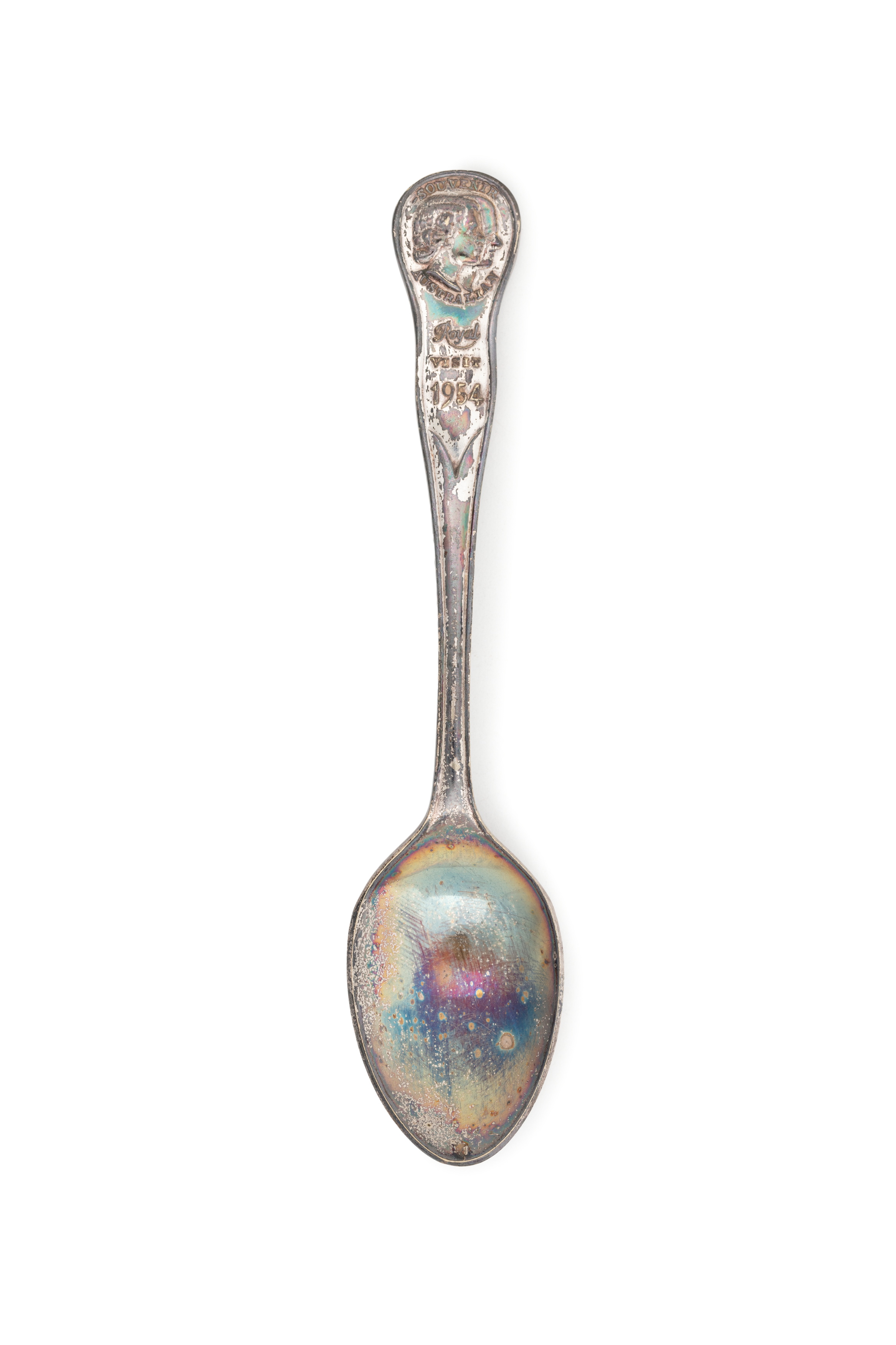 Souvenir teaspoon of the Royal Visit