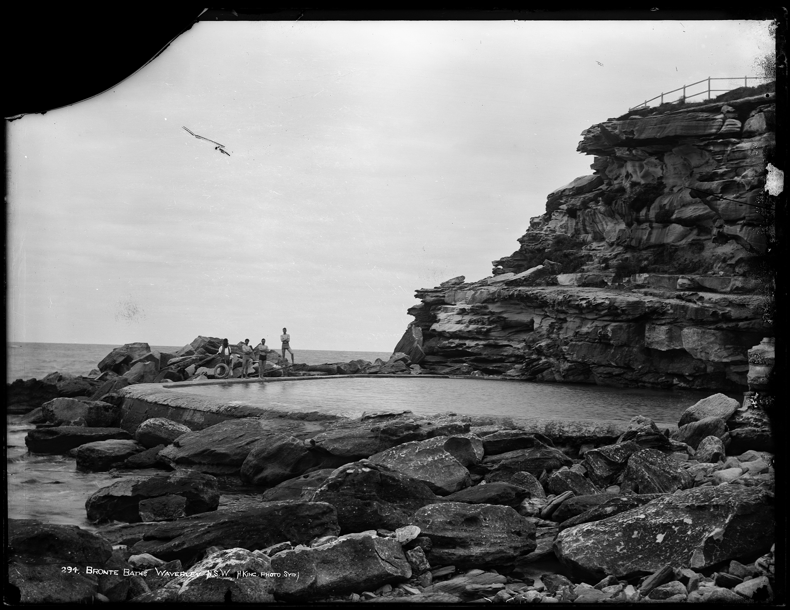 'Bronte Baths, Waverley, N.S.W.' by Henry King from the Tyrrell Collection