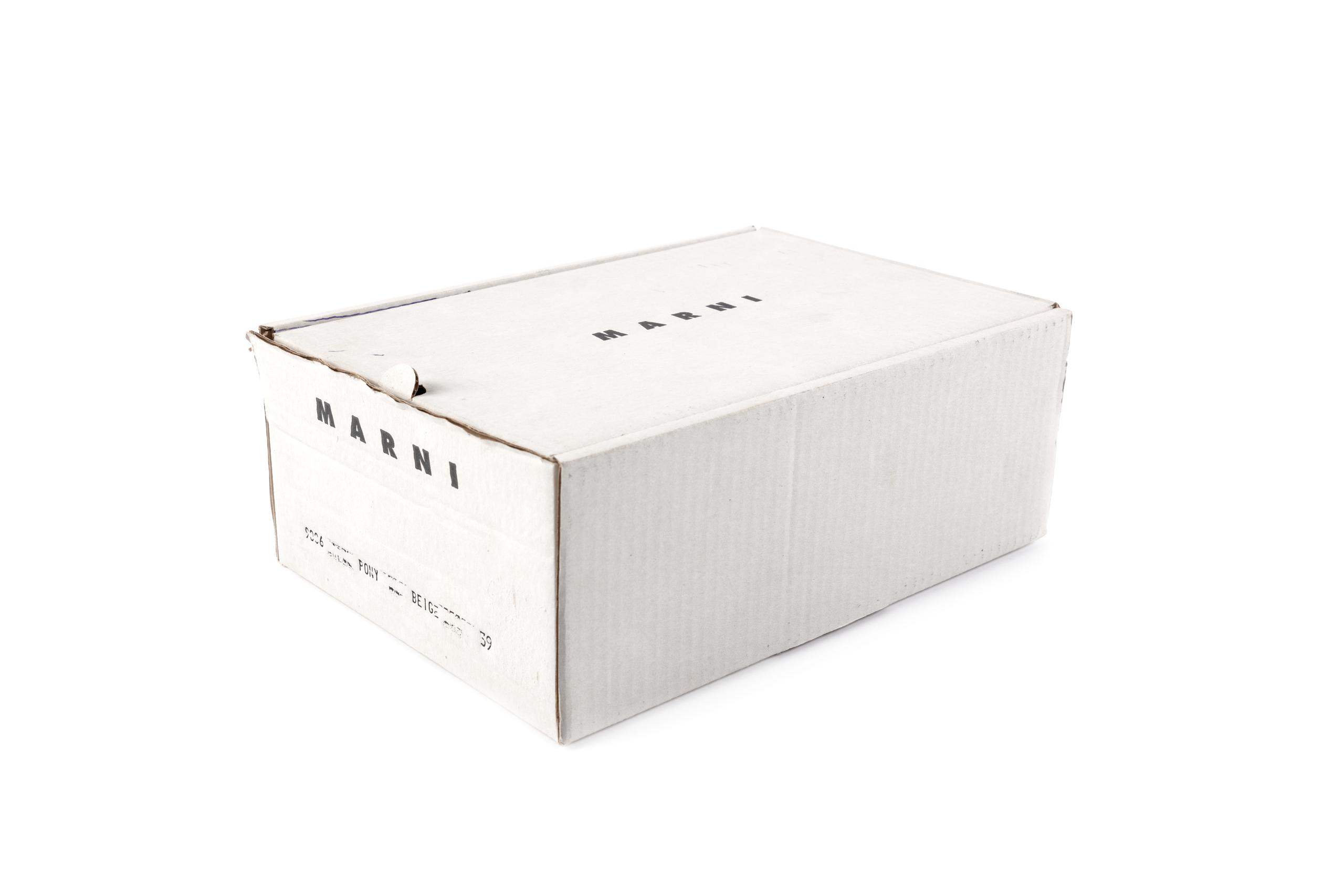 Marni Beige Box Beige leather Museo Soft tote bag with Marni Mending | Marni main image 3