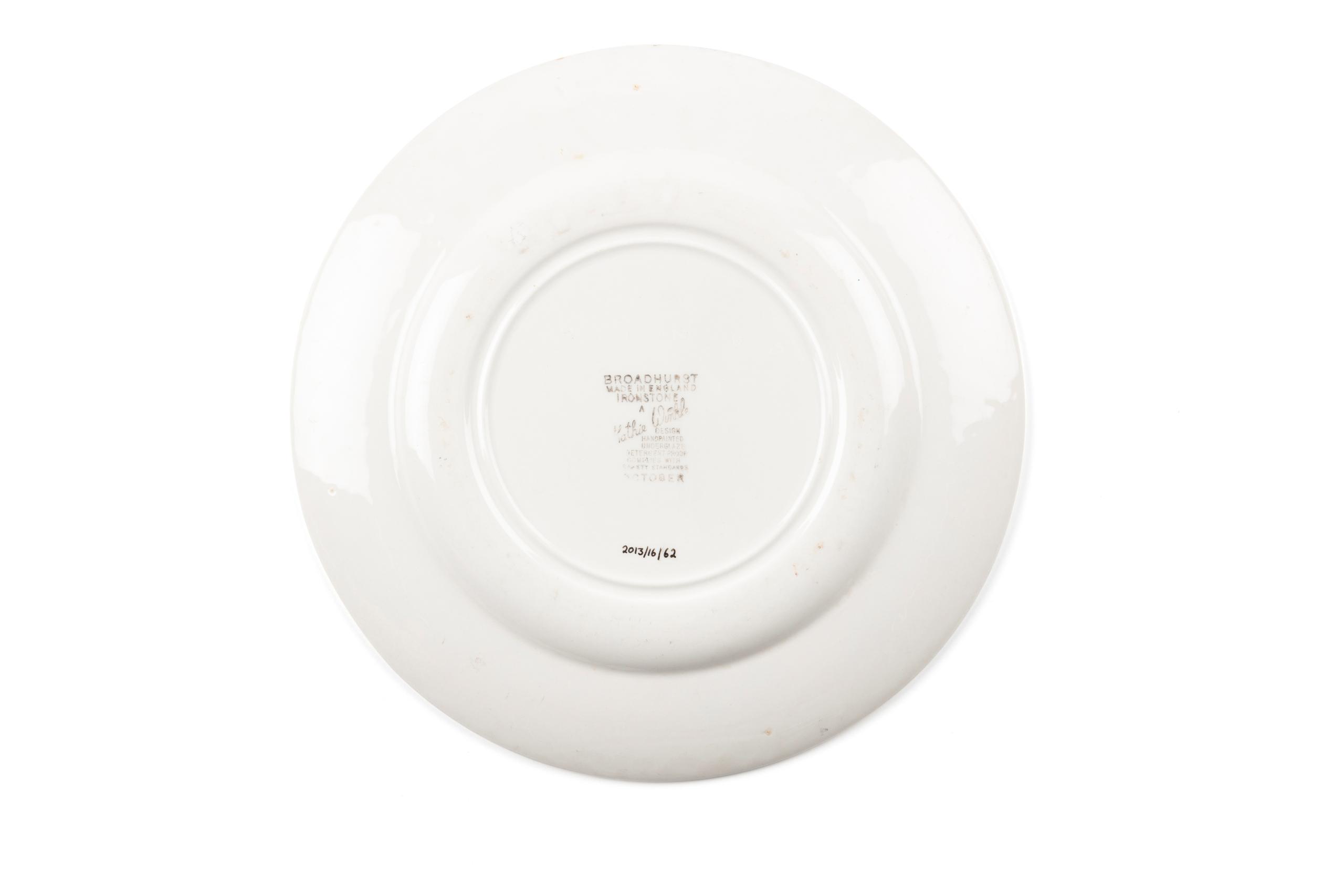Powerhouse Collection - 'October' dinner plate made by James