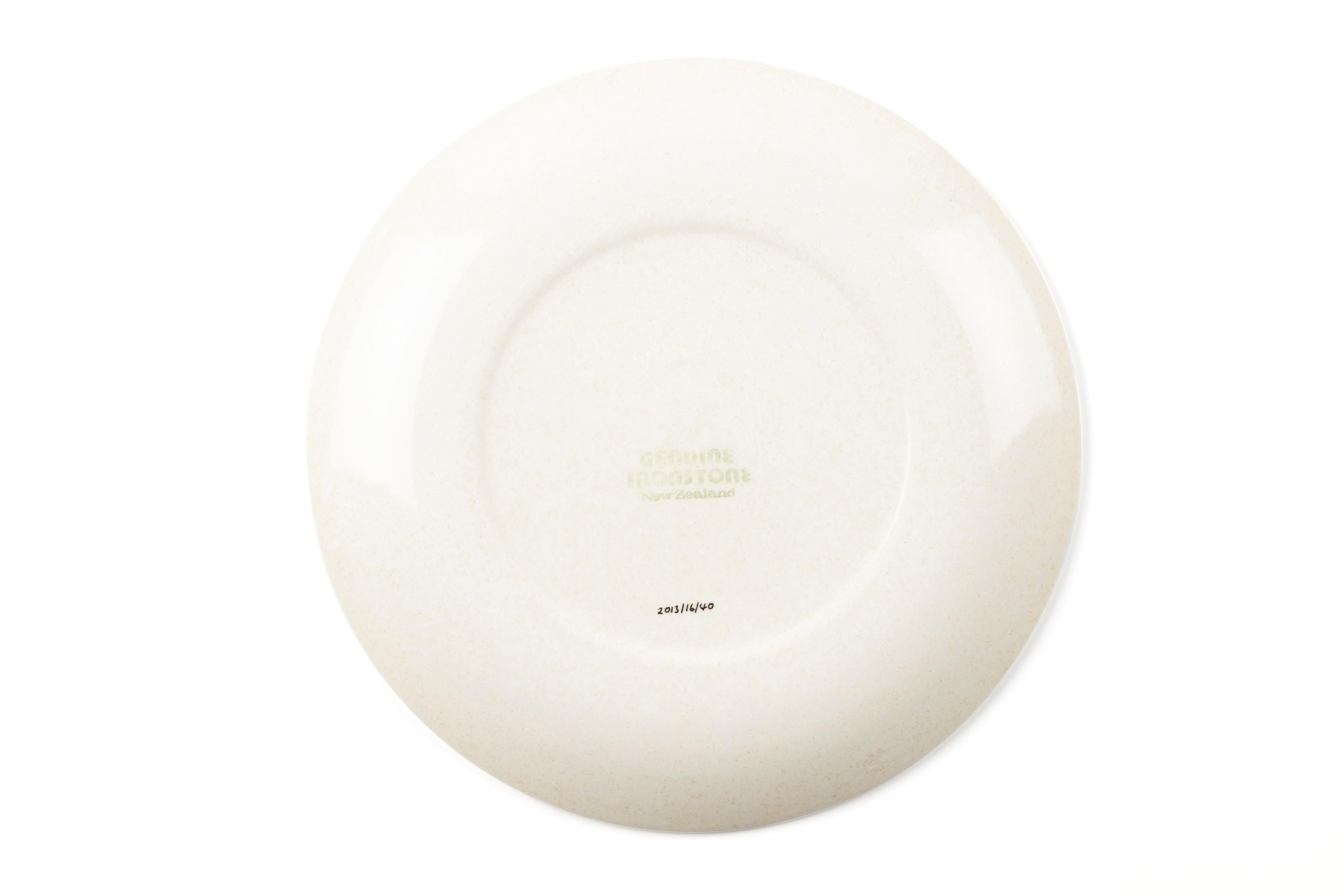 Powerhouse Collection - Stoneware dinner plate by Crown Lynn