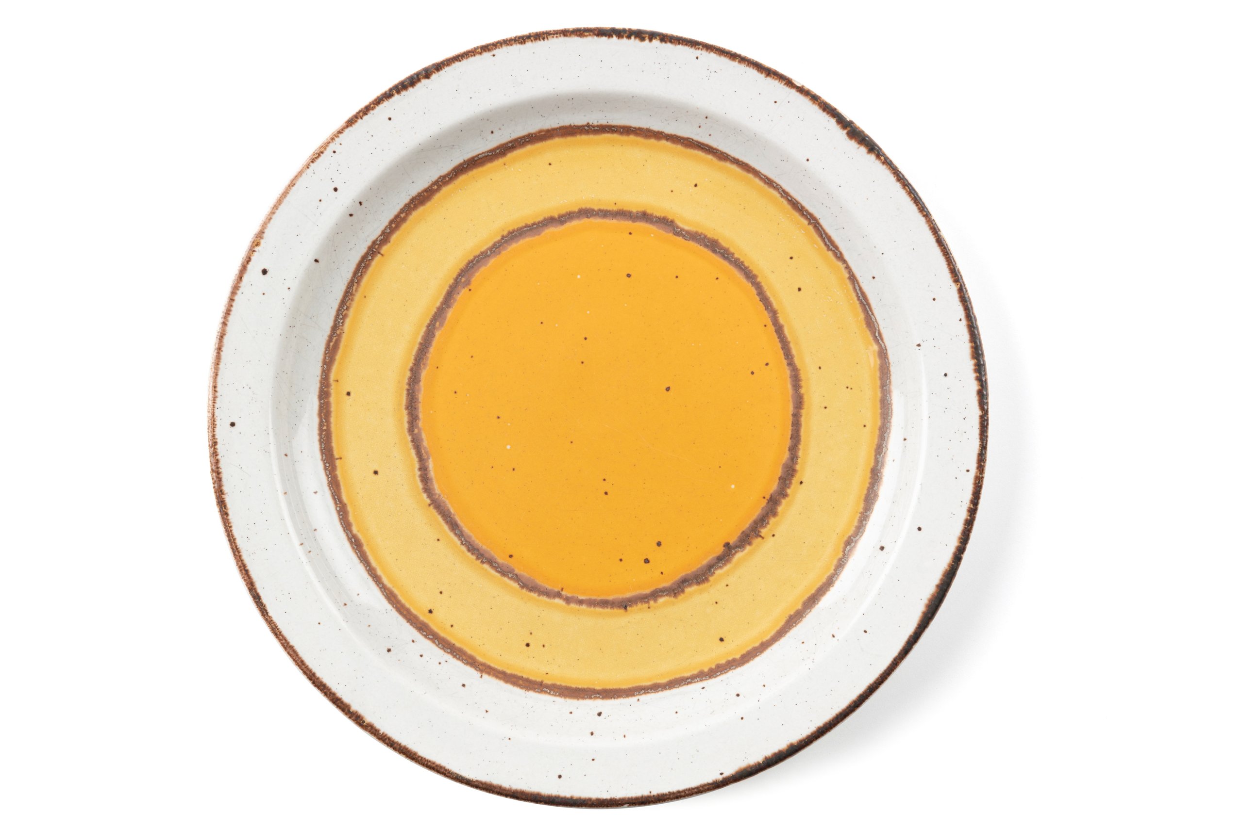 Powerhouse Collection - 'Sun' dinner plate by Midwinter Pottery