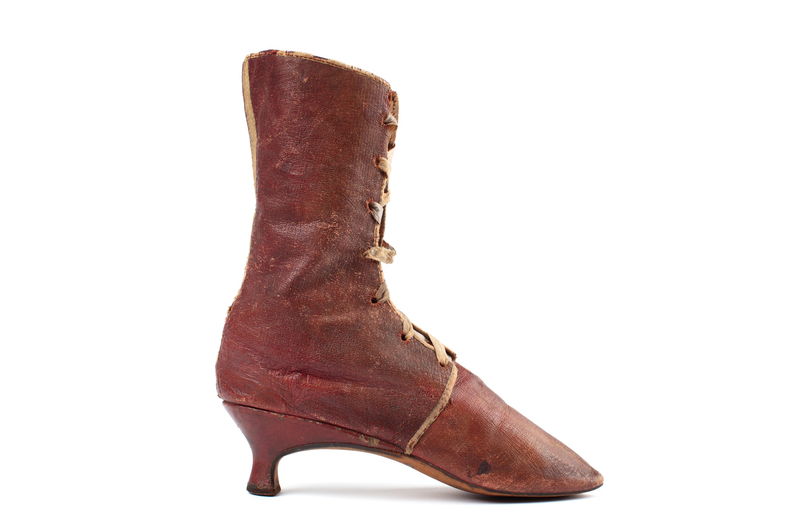 Pair of front laced boots from the Joseph Box collection