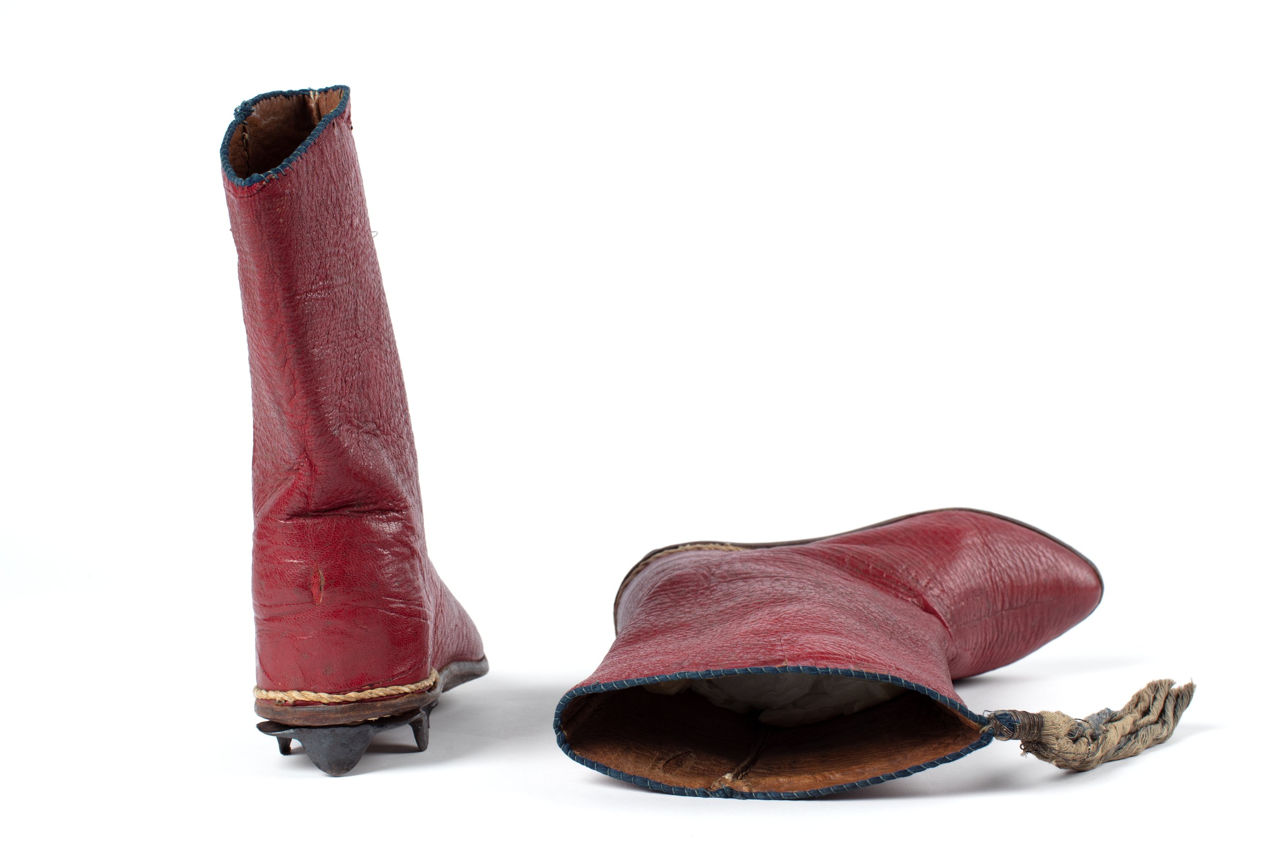 Powerhouse Collection - Pair of calf boots by Bedouin people