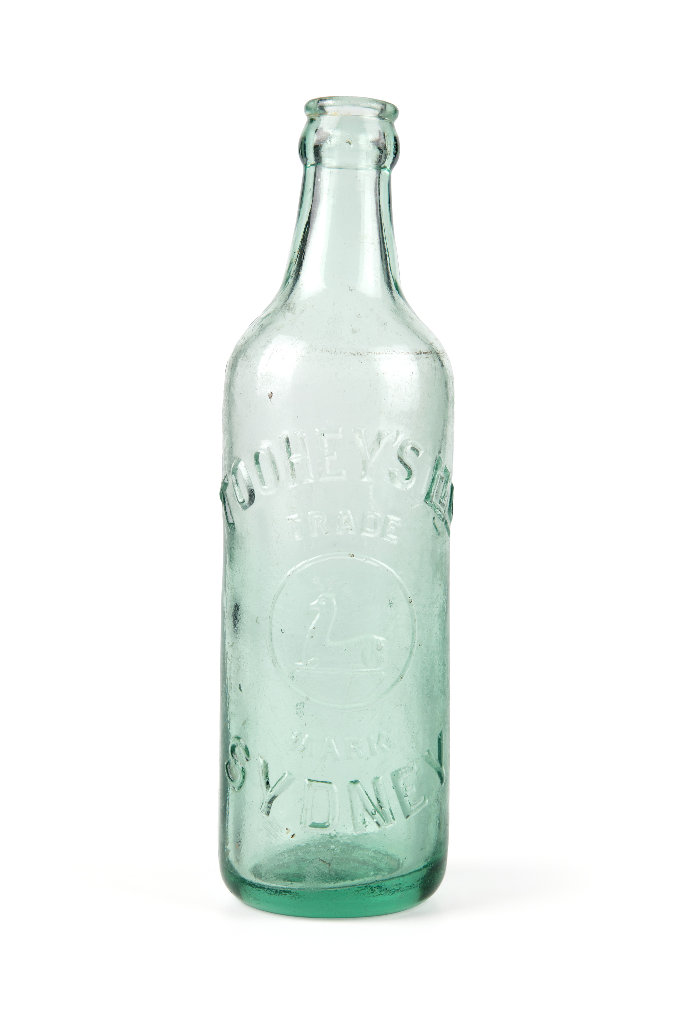 Tooheys green glass bottle