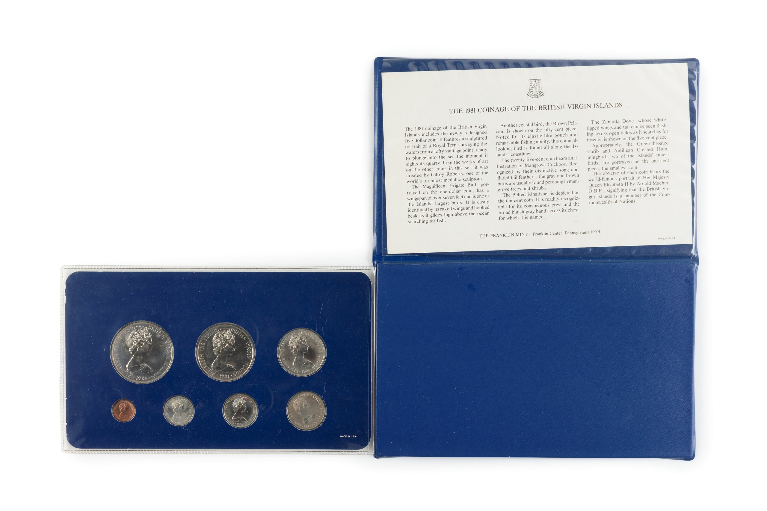 Powerhouse Collection British Virgin Islands proof coin set