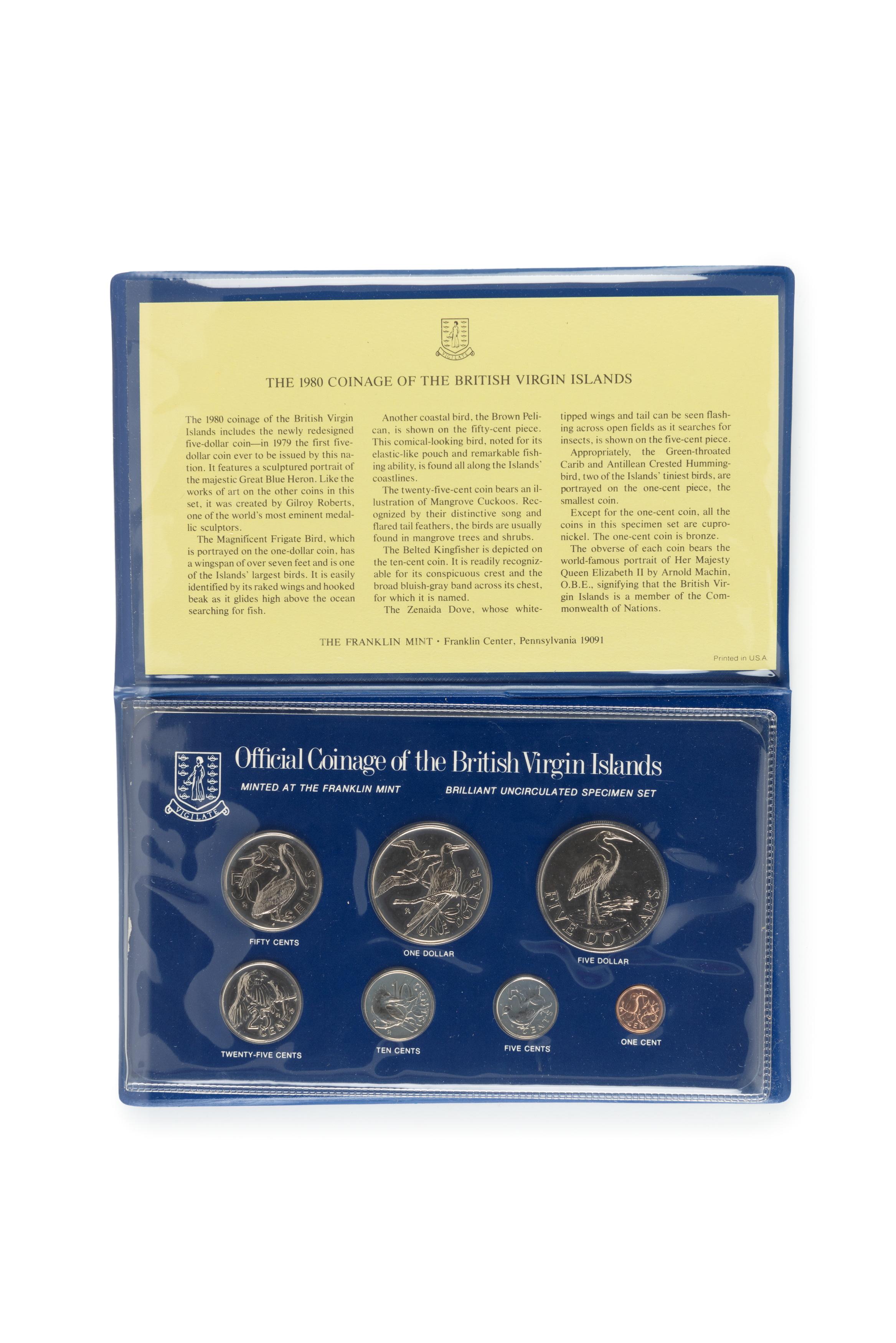 Powerhouse Collection - British Virgin Islands proof coin set, 1980