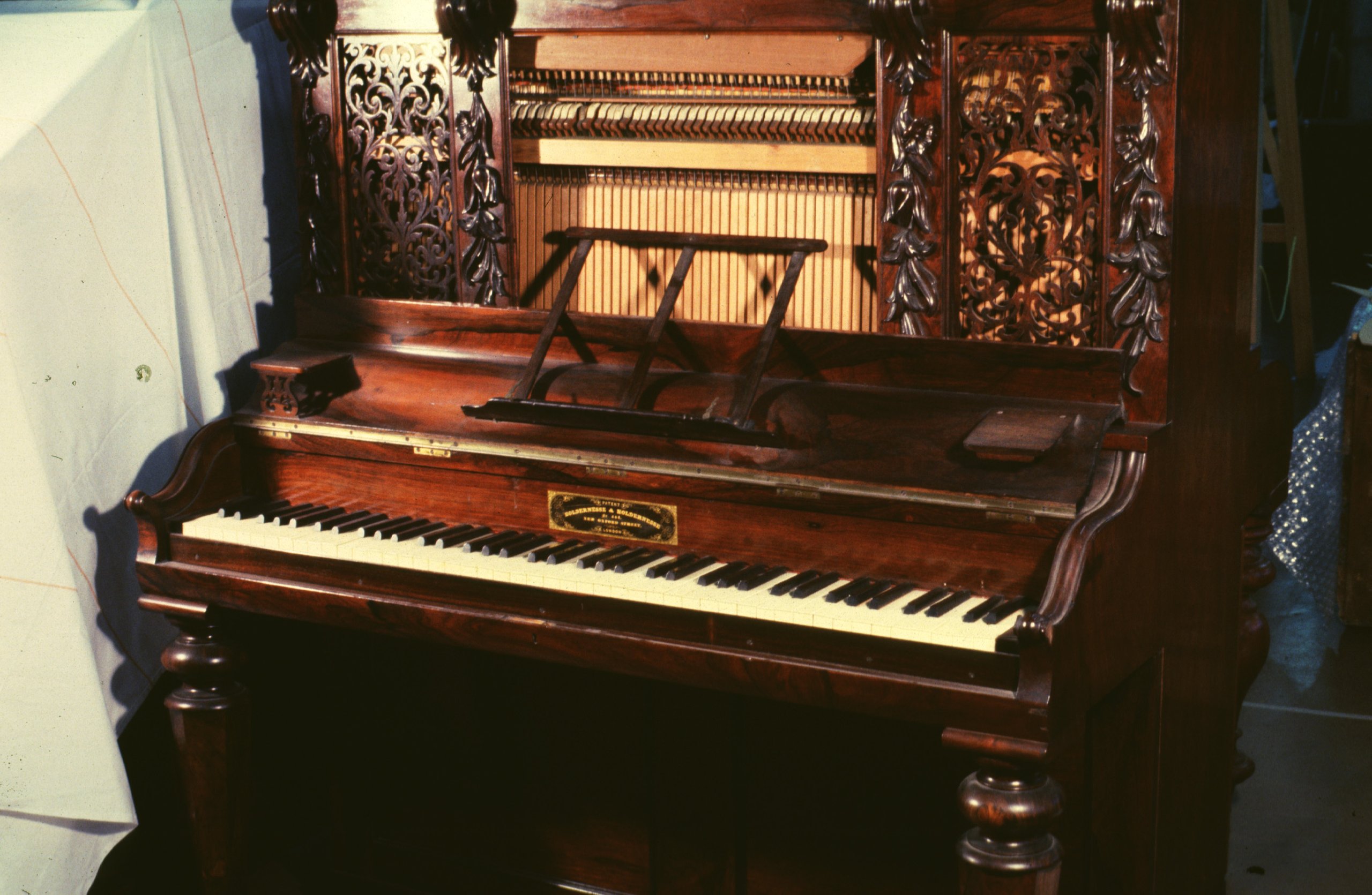 Upright pianoforte made by Holdernesse & Holdernesse