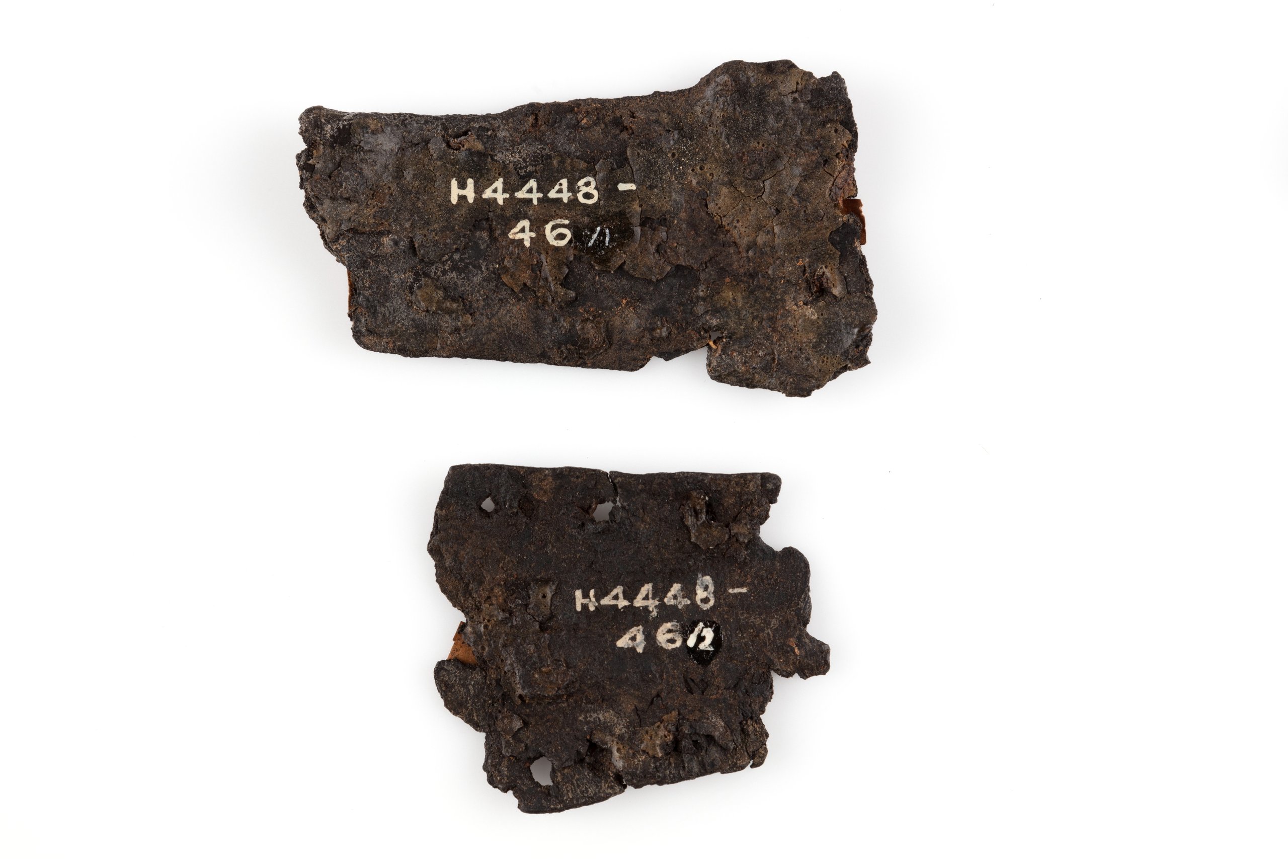 Shoe sole fragments from the Joseph Box collection