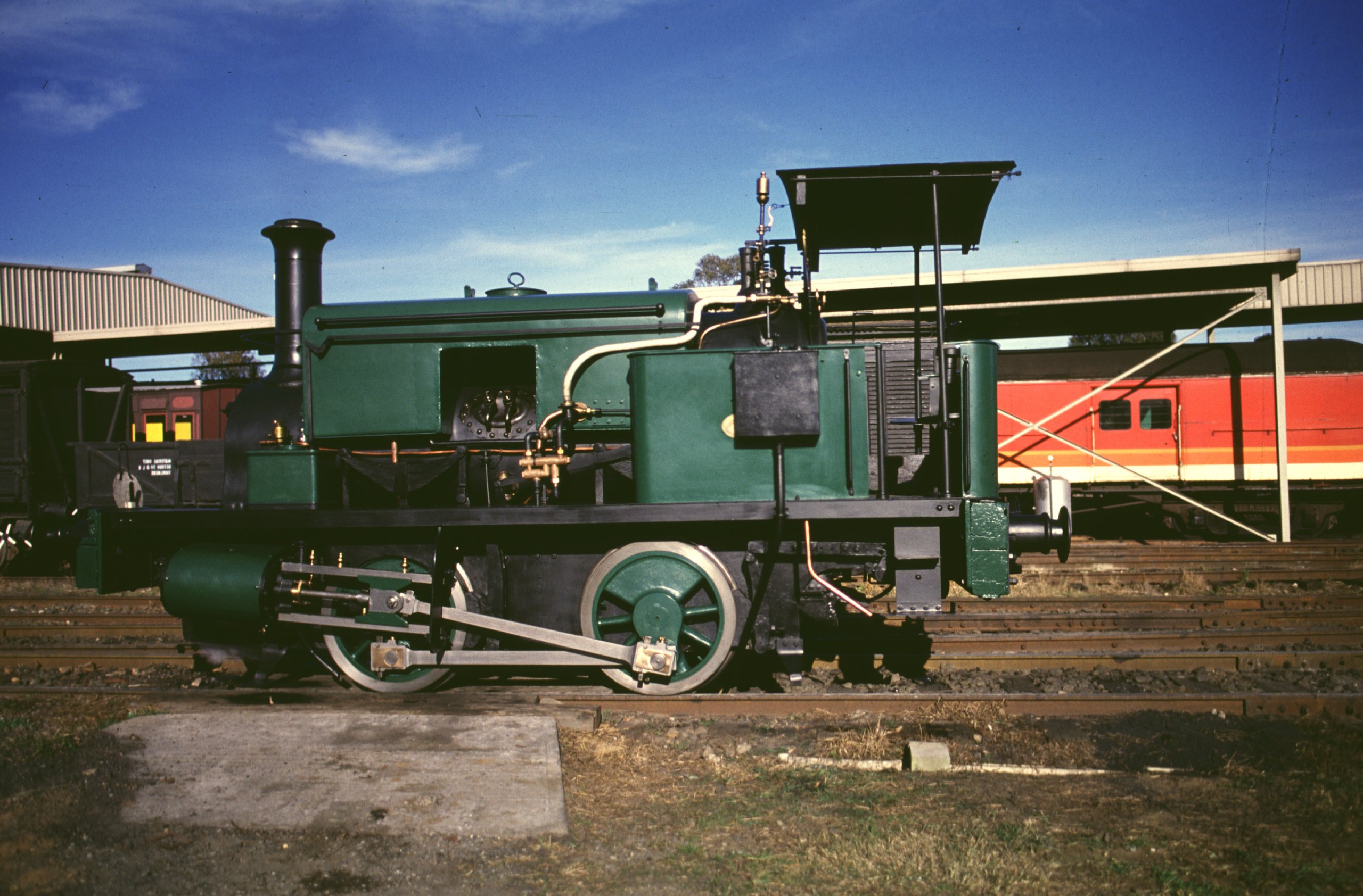 Manning Wardle saddle tank steam locomotive, 1911