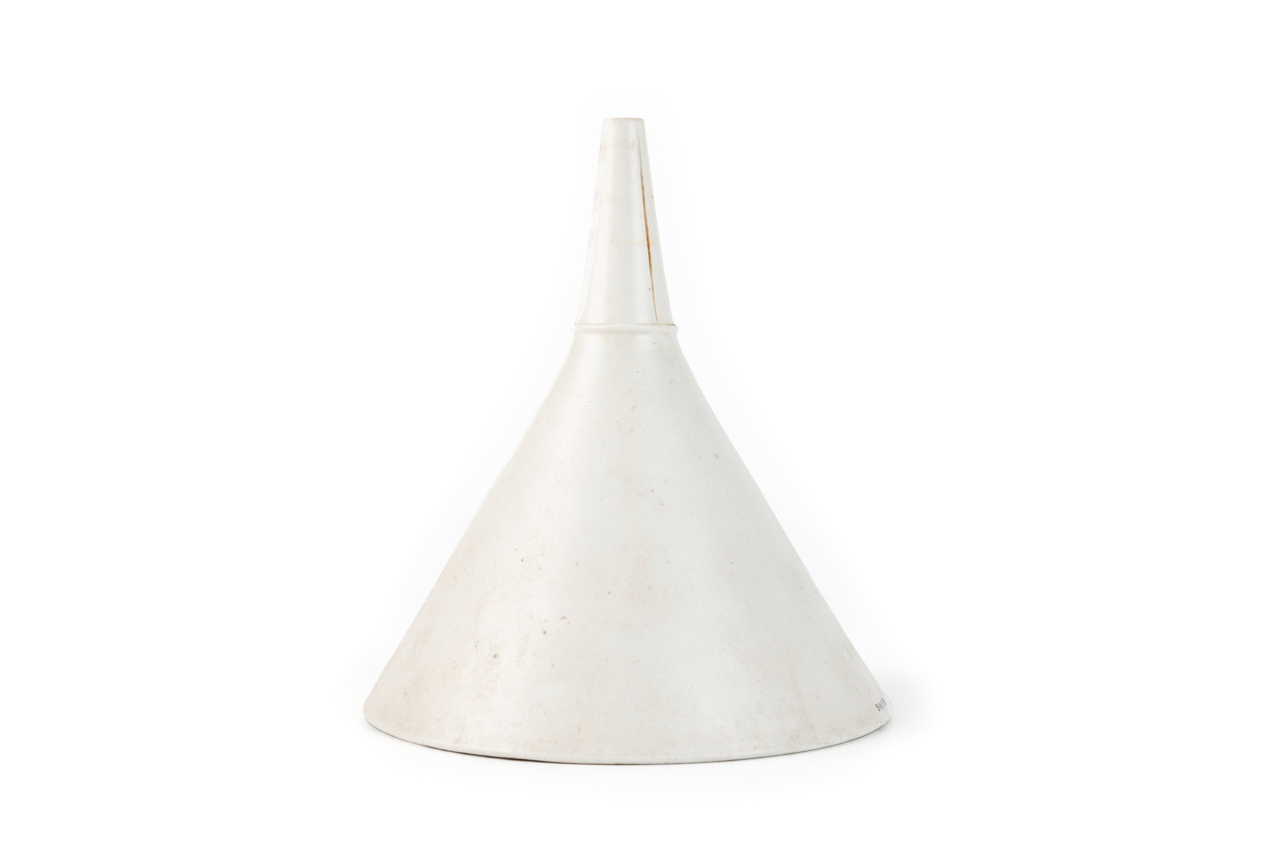 Ceramic funnel used at Observatory workshop