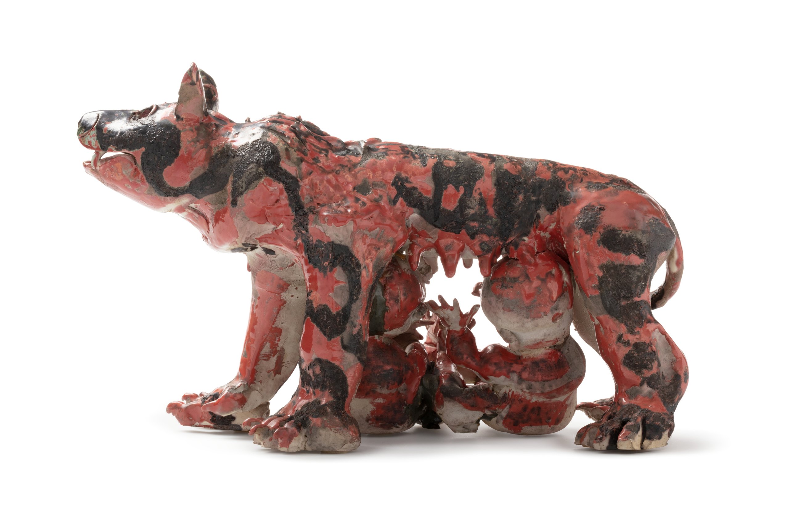 'Romulus and Remus with Wolf Mother' sculpture by John Perceval