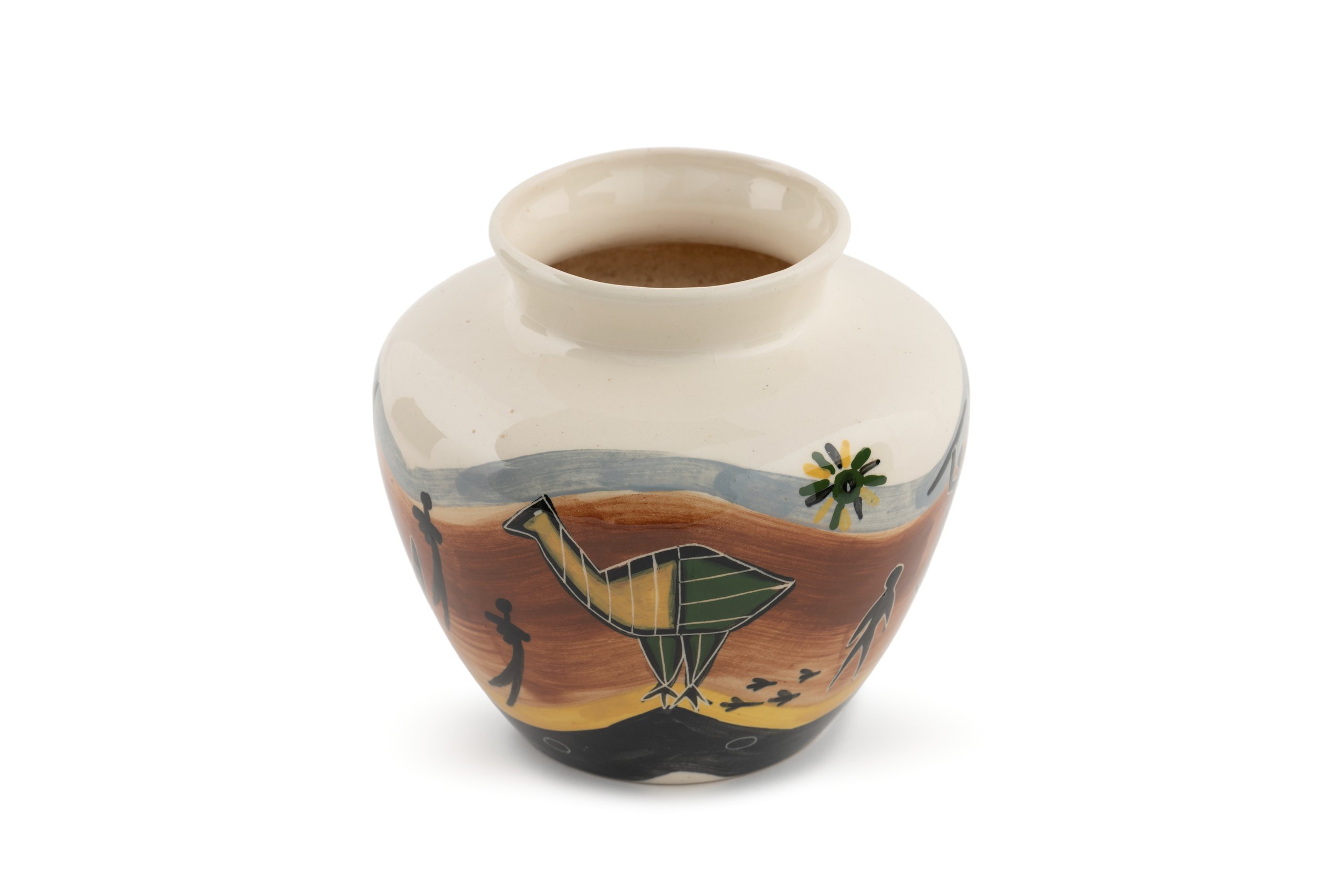 Earthenware vase by Nixon Pottery