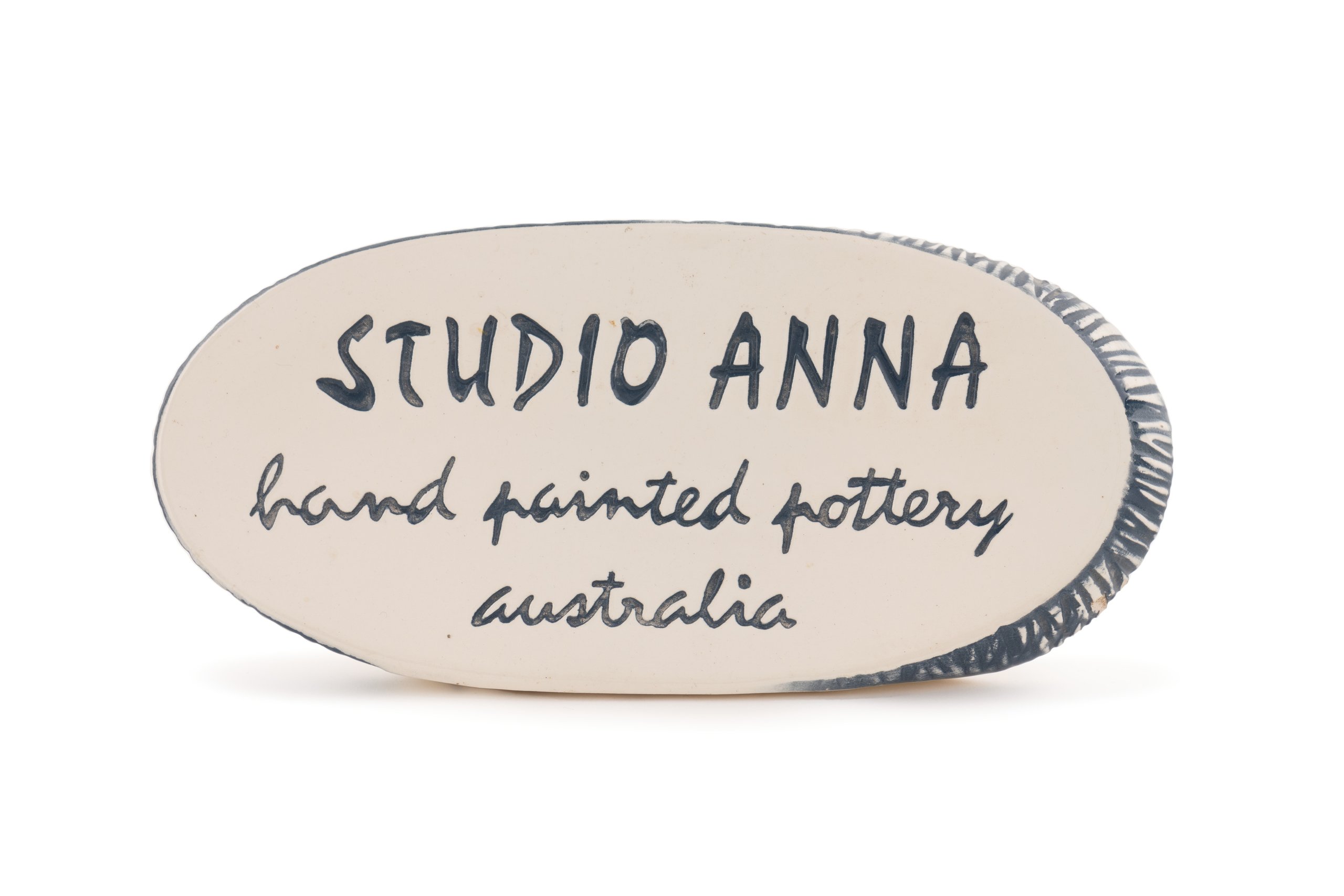 'Studio Anna' earthenware plaque made by Studio Anna Pottery