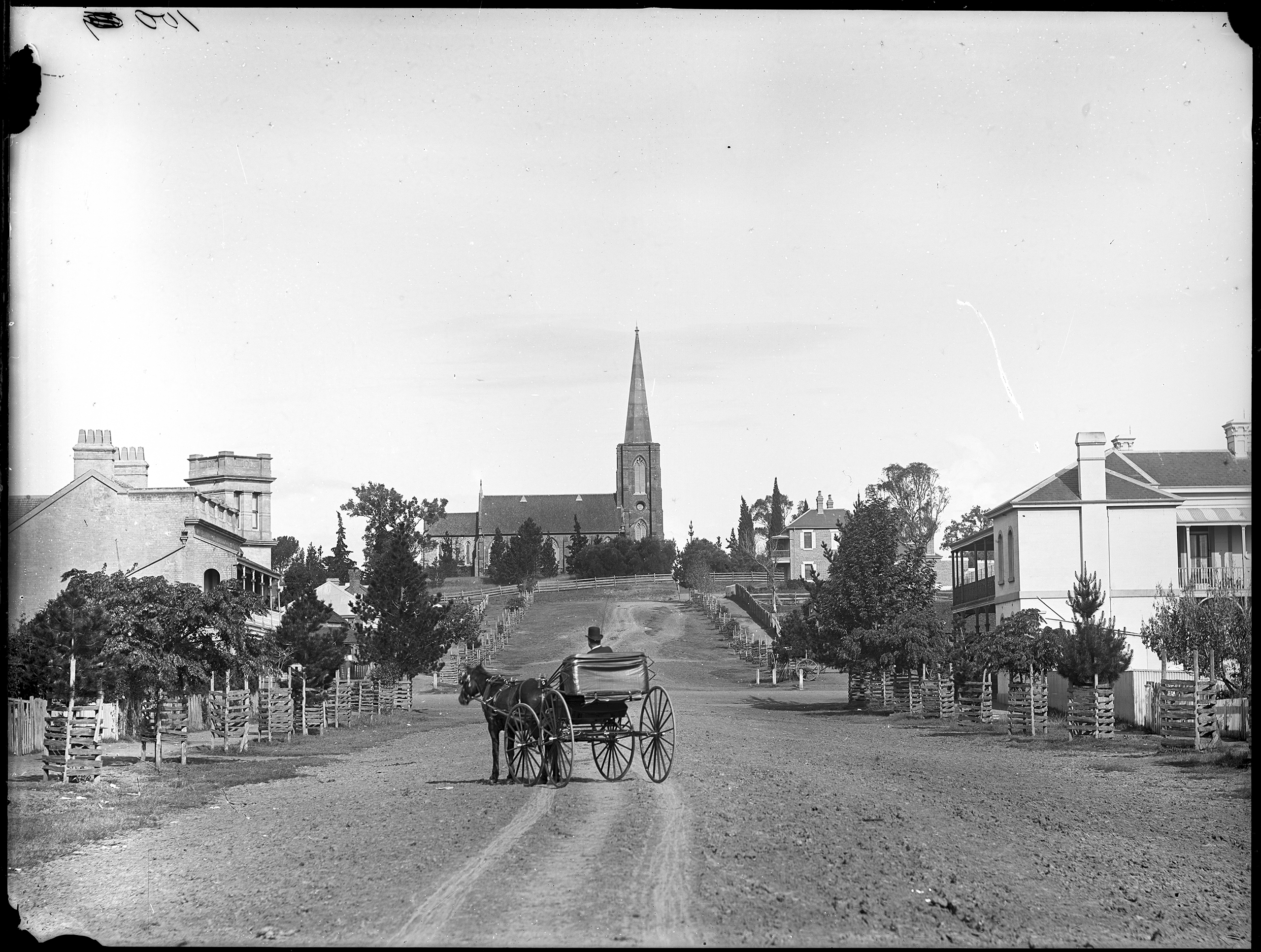 Photograph of Camden, NSW, with St John's Anglican Church