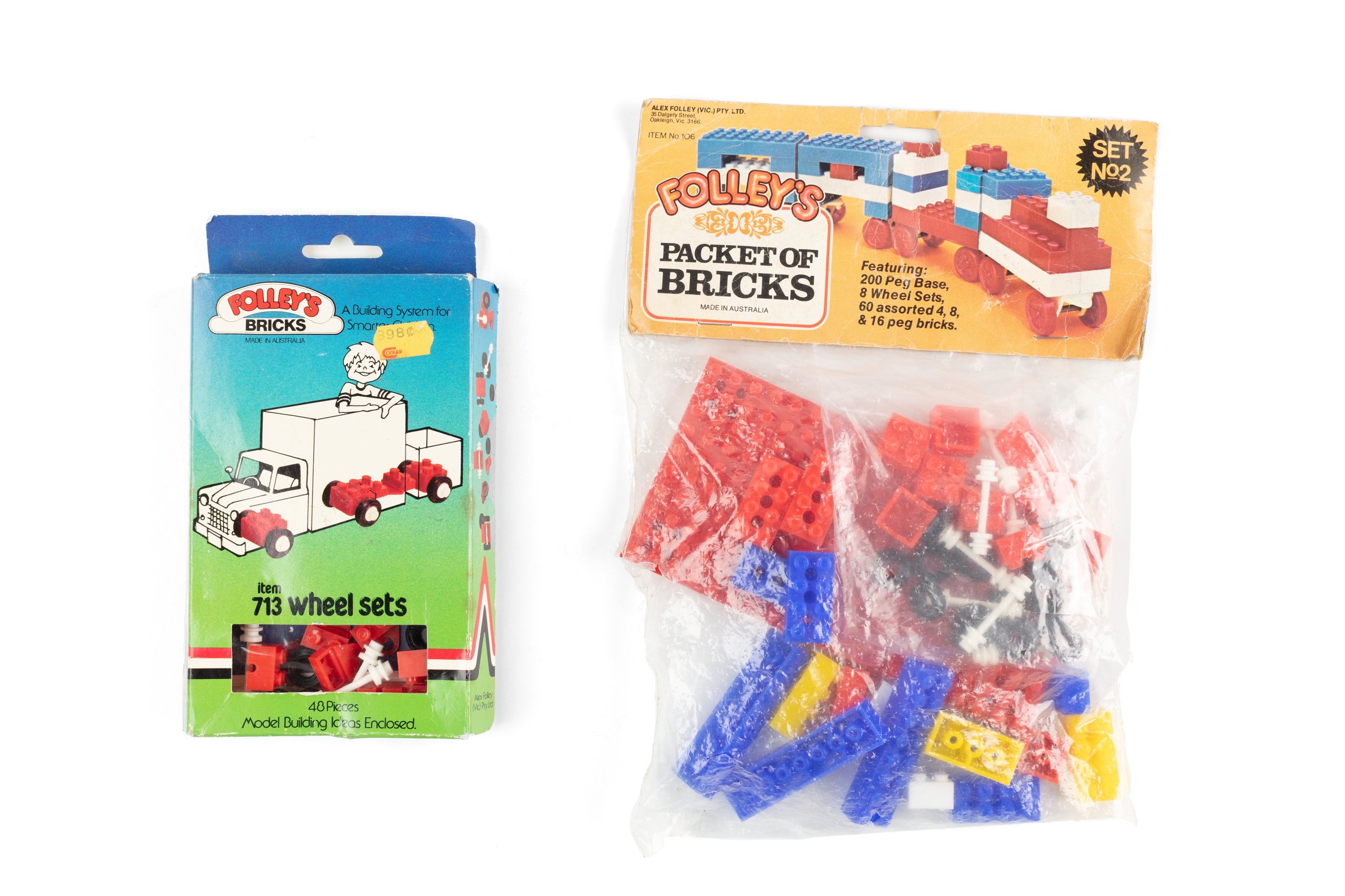 Folley's toy brick construction sets