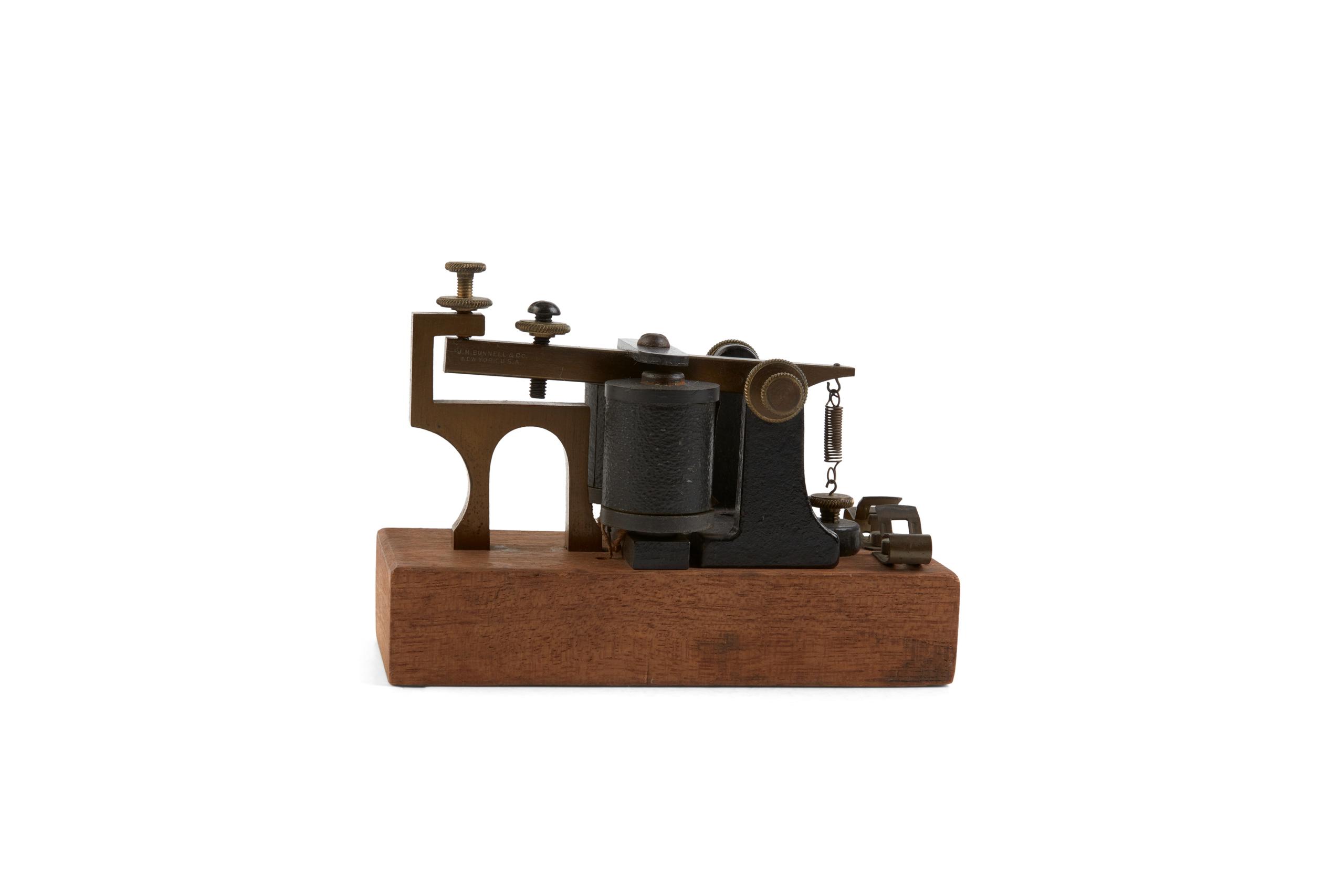 Powerhouse Collection - Morse code sounder made by J H Bunnel & Co