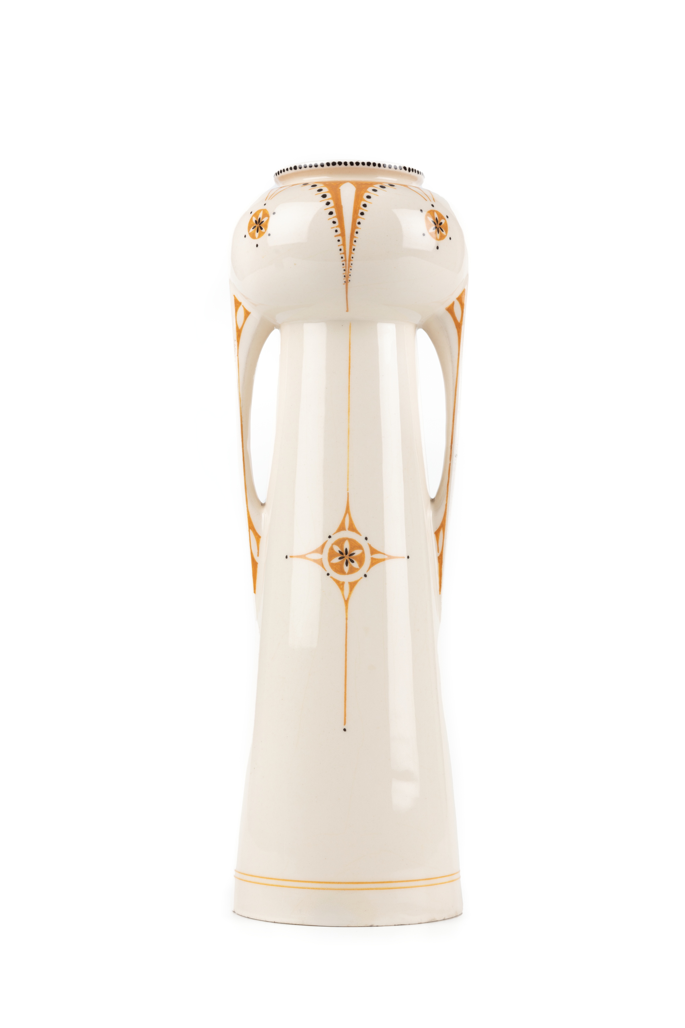 Vase designed and made by Tegel en Fayencefabriek Amphora