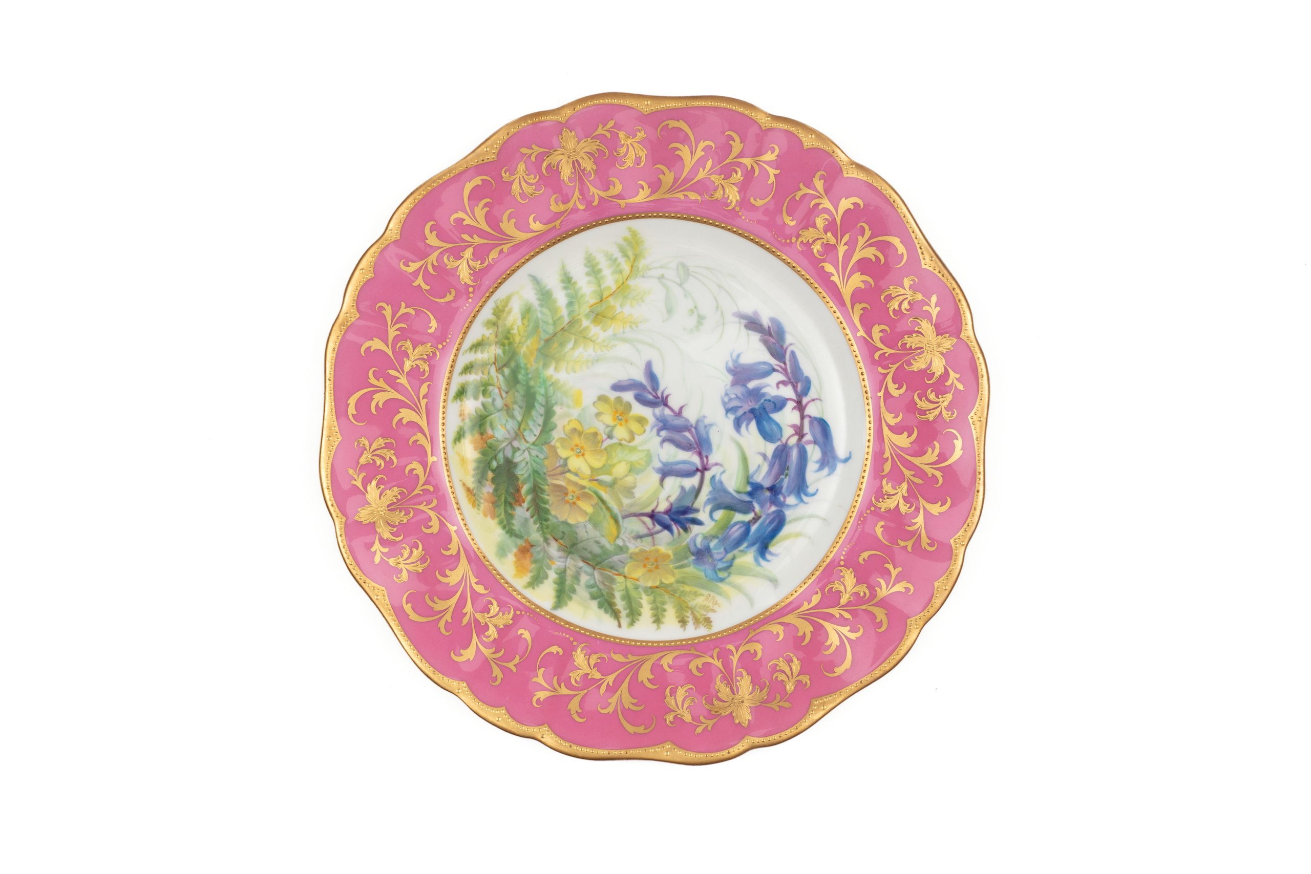 Bone china plate by Cauldon Limited