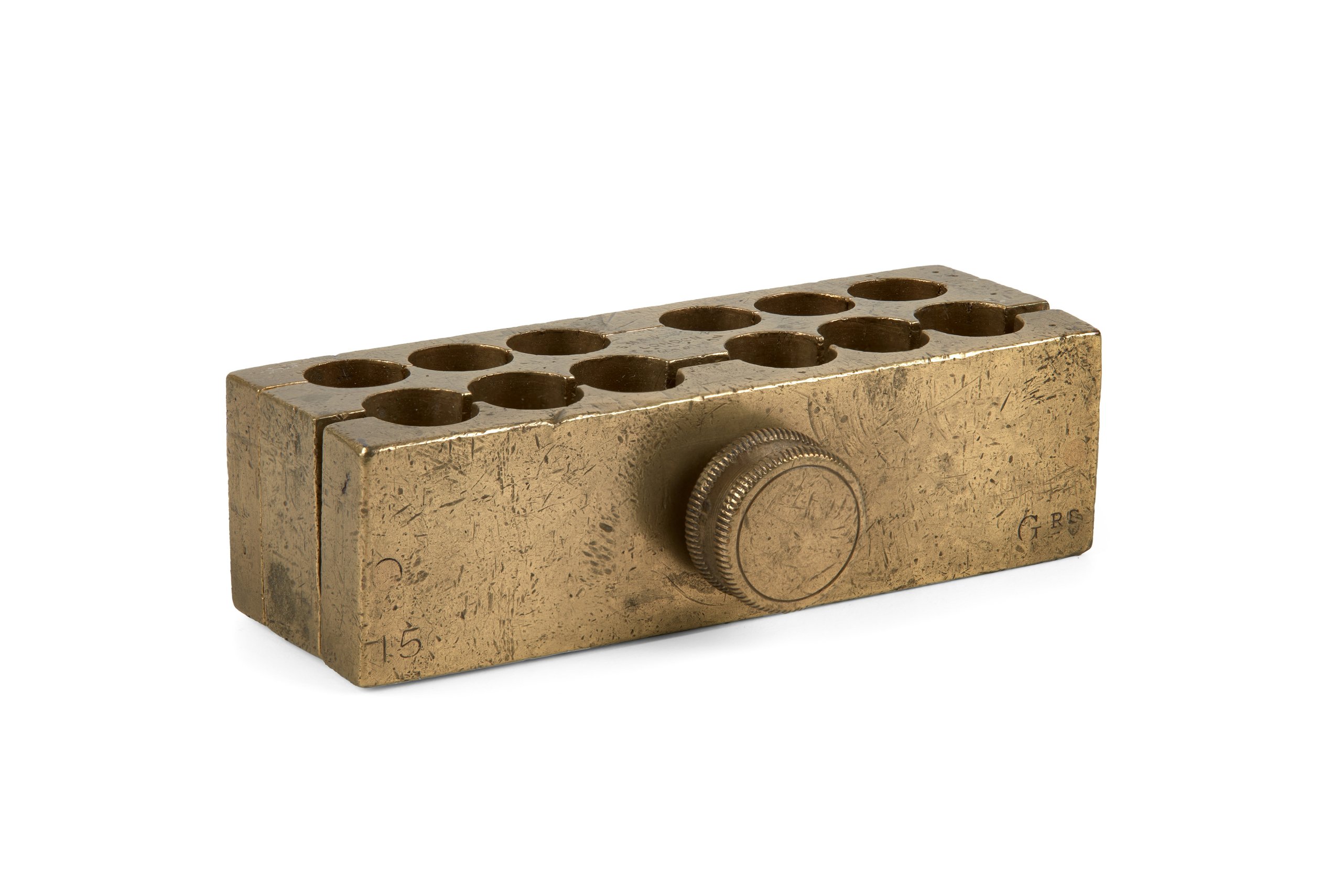 Brass suppository mould