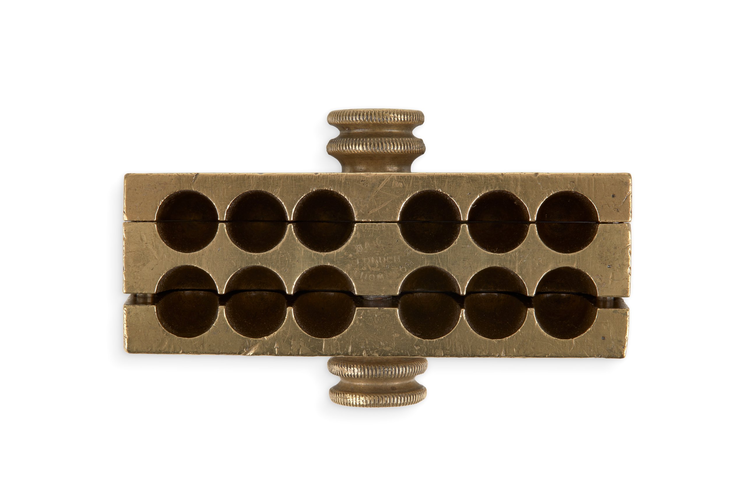 Brass suppository mould