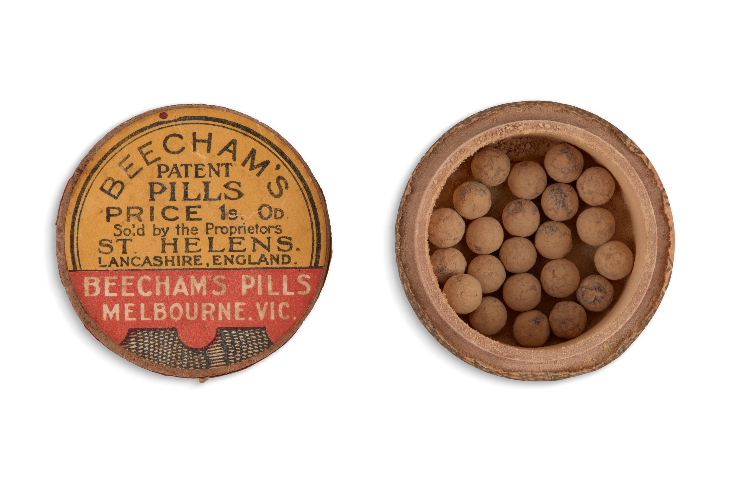 Container of 'Beecham's Pills'