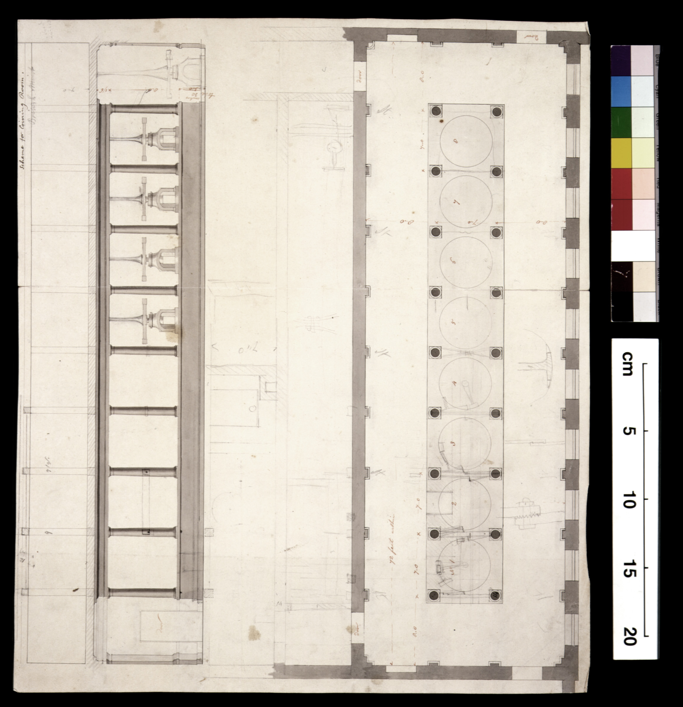 Boulton and Watt rotative steam engine, 1785