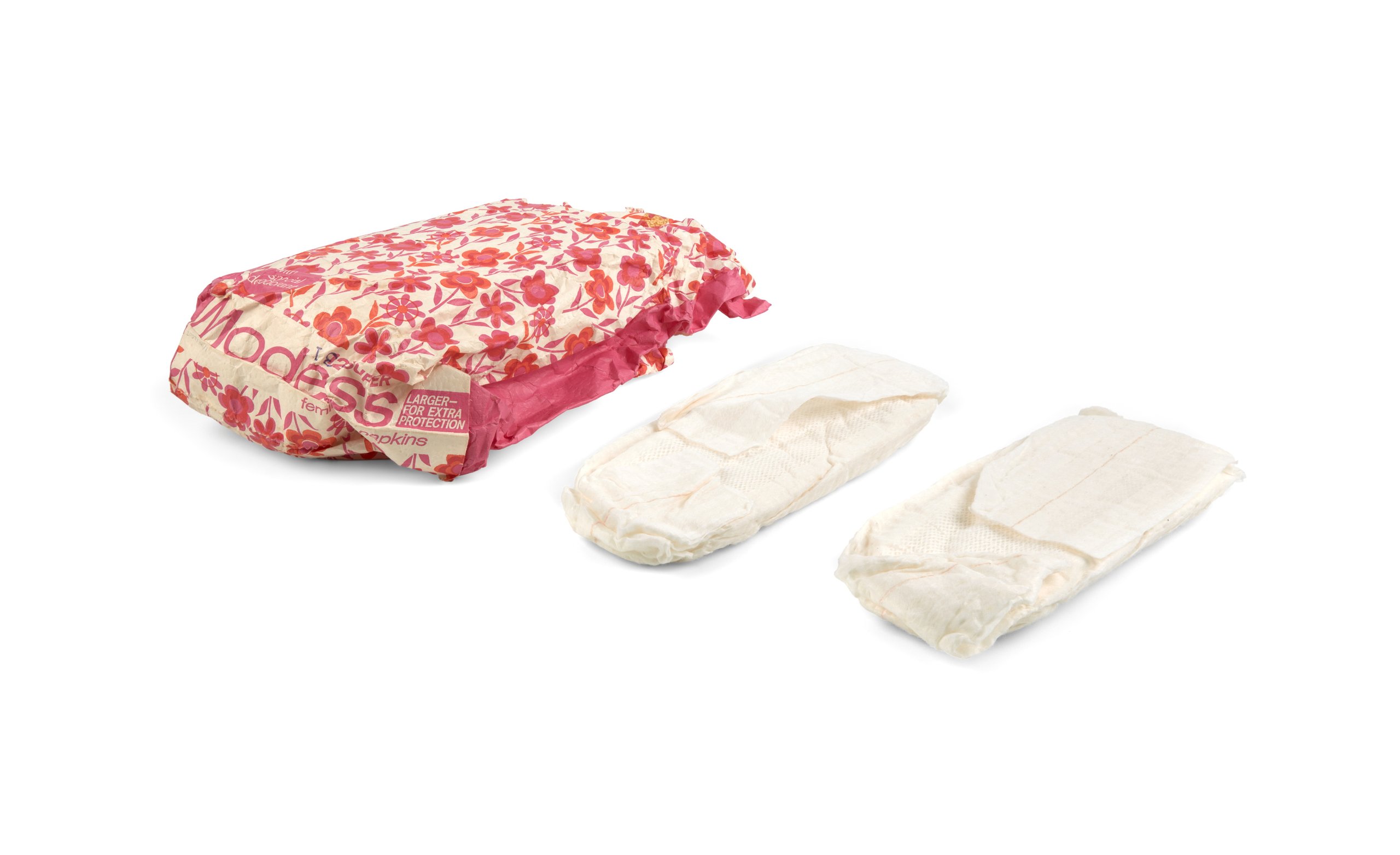 Sanitary pads in packaging