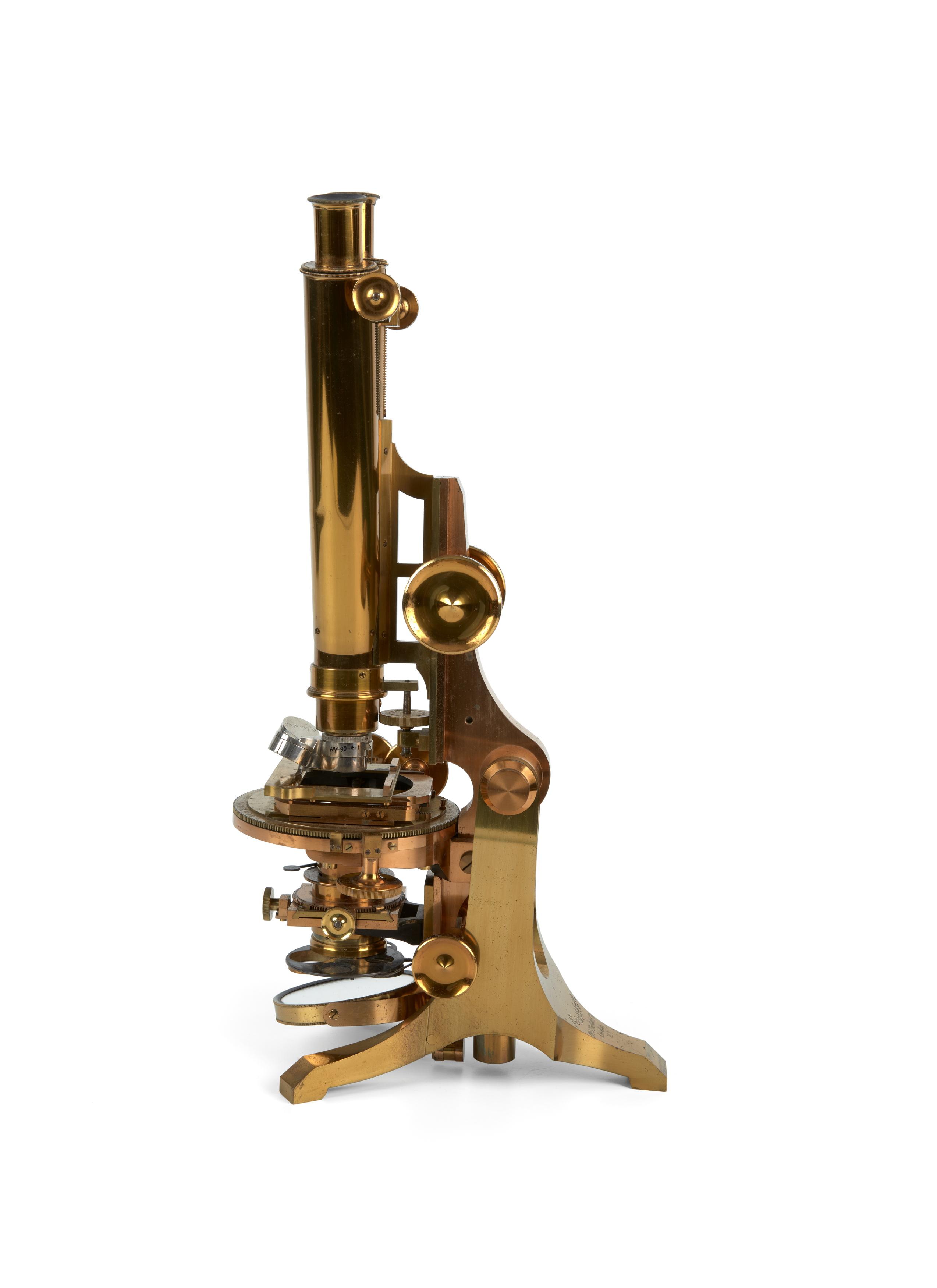 Powerhouse Collection - Microscope with accessories in wooden box