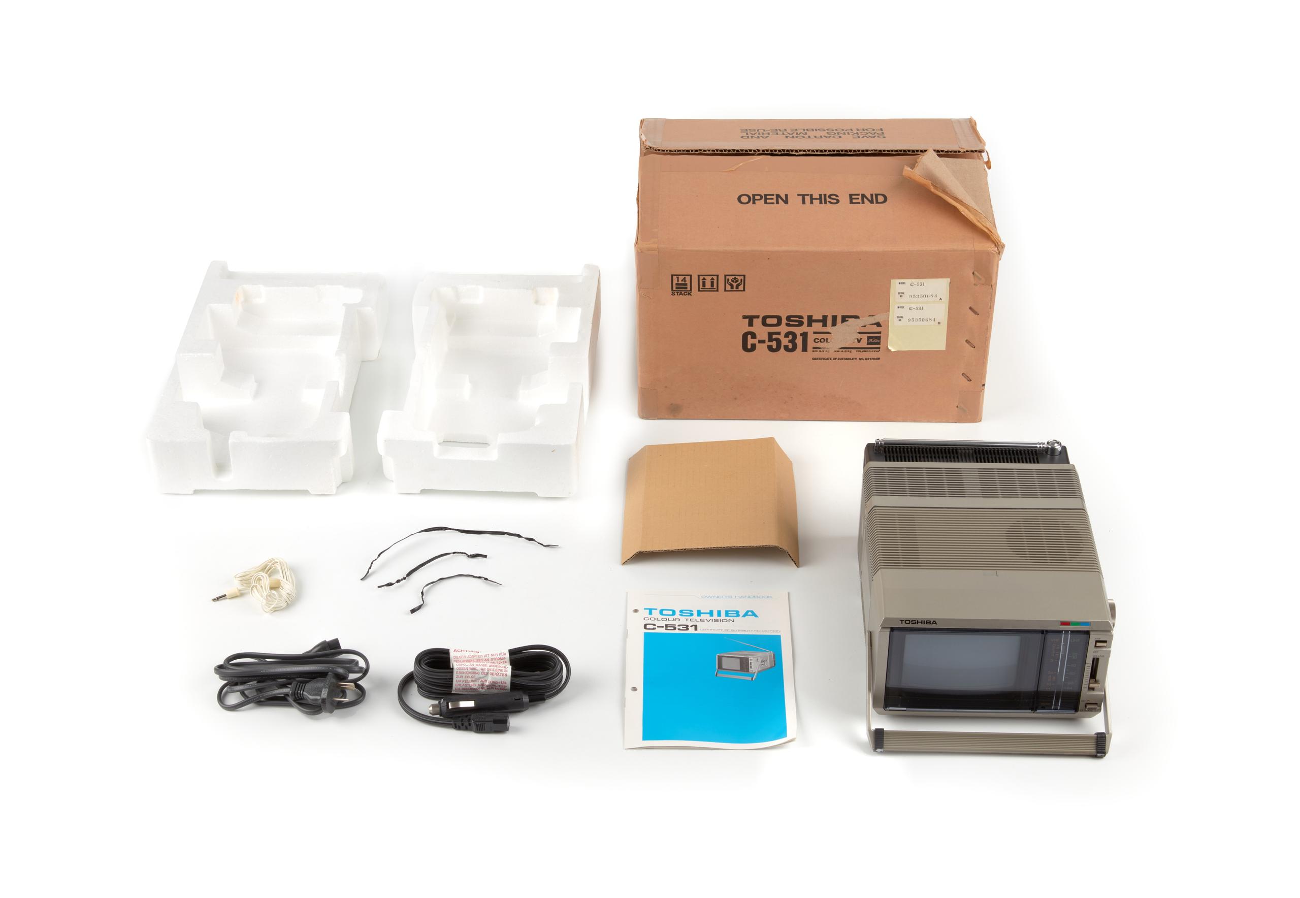 Powerhouse Collection - Portable colour television by Toshiba