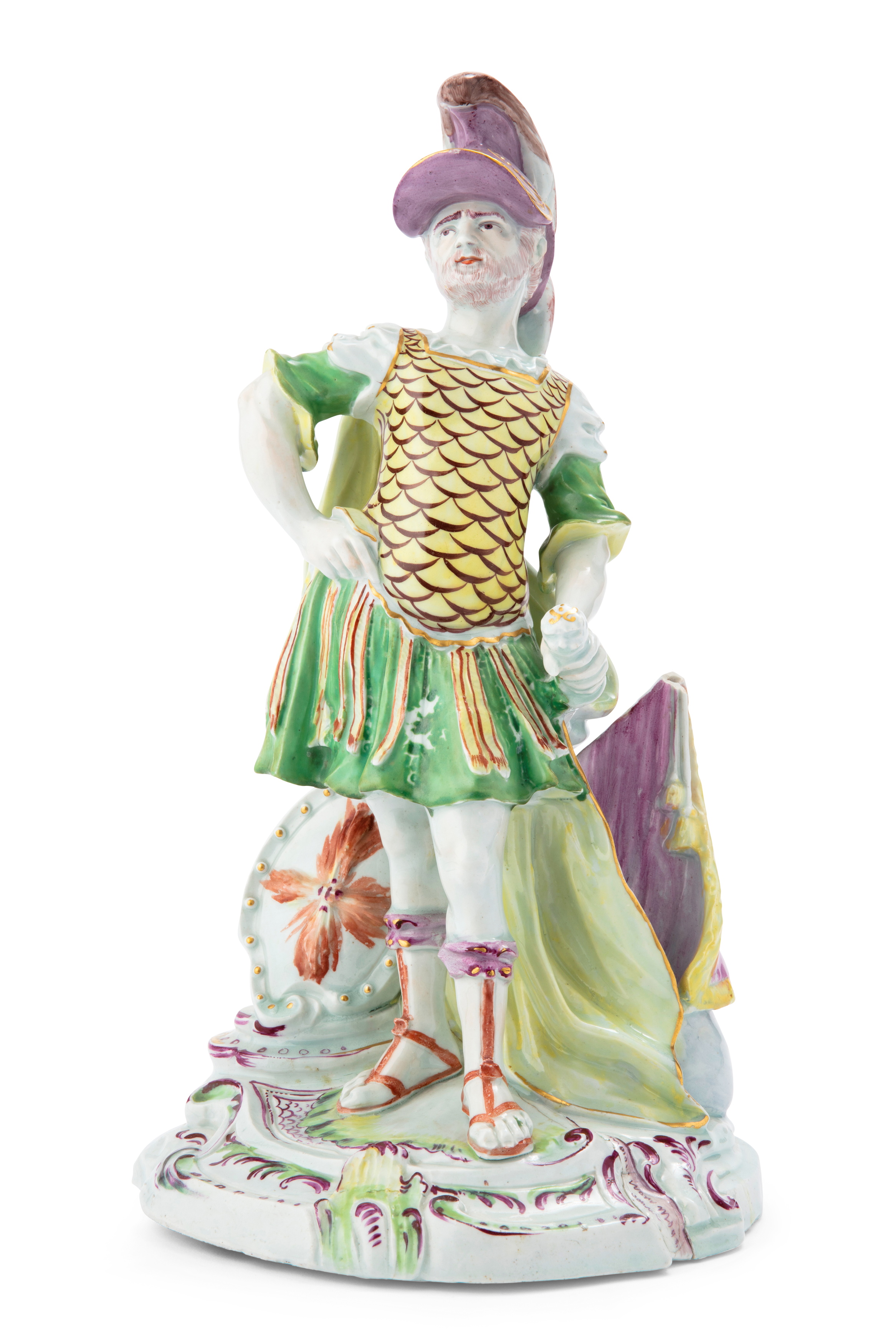 'Mars' porcelain figure made by William Duesbury & Co