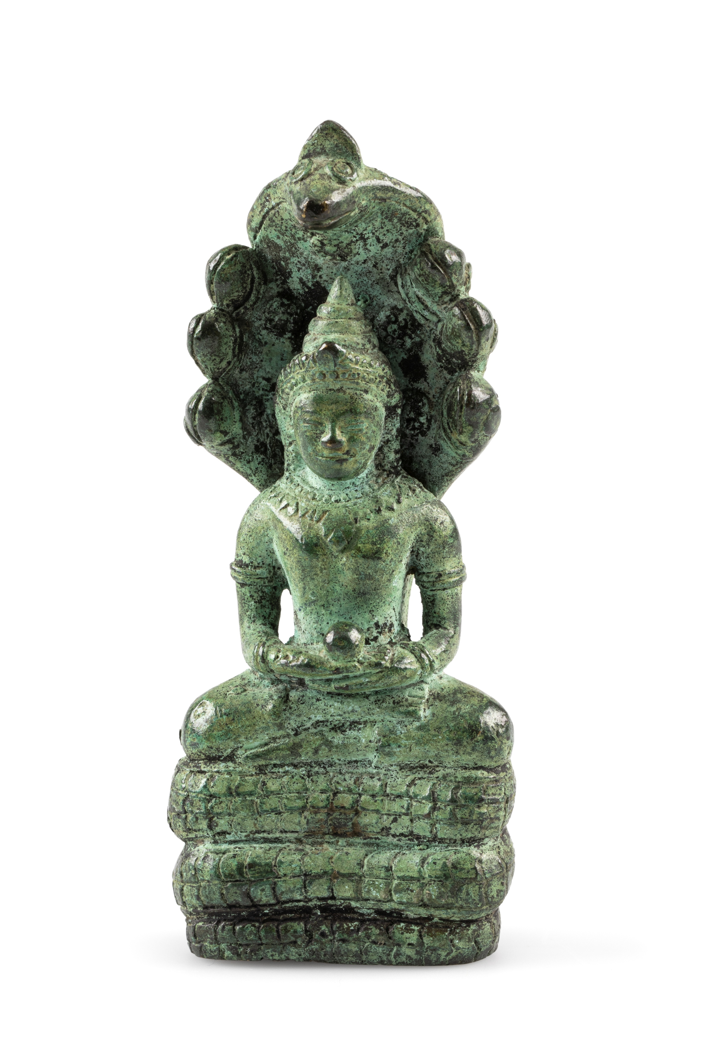 Buddha Muchalinda figure from Cambodia