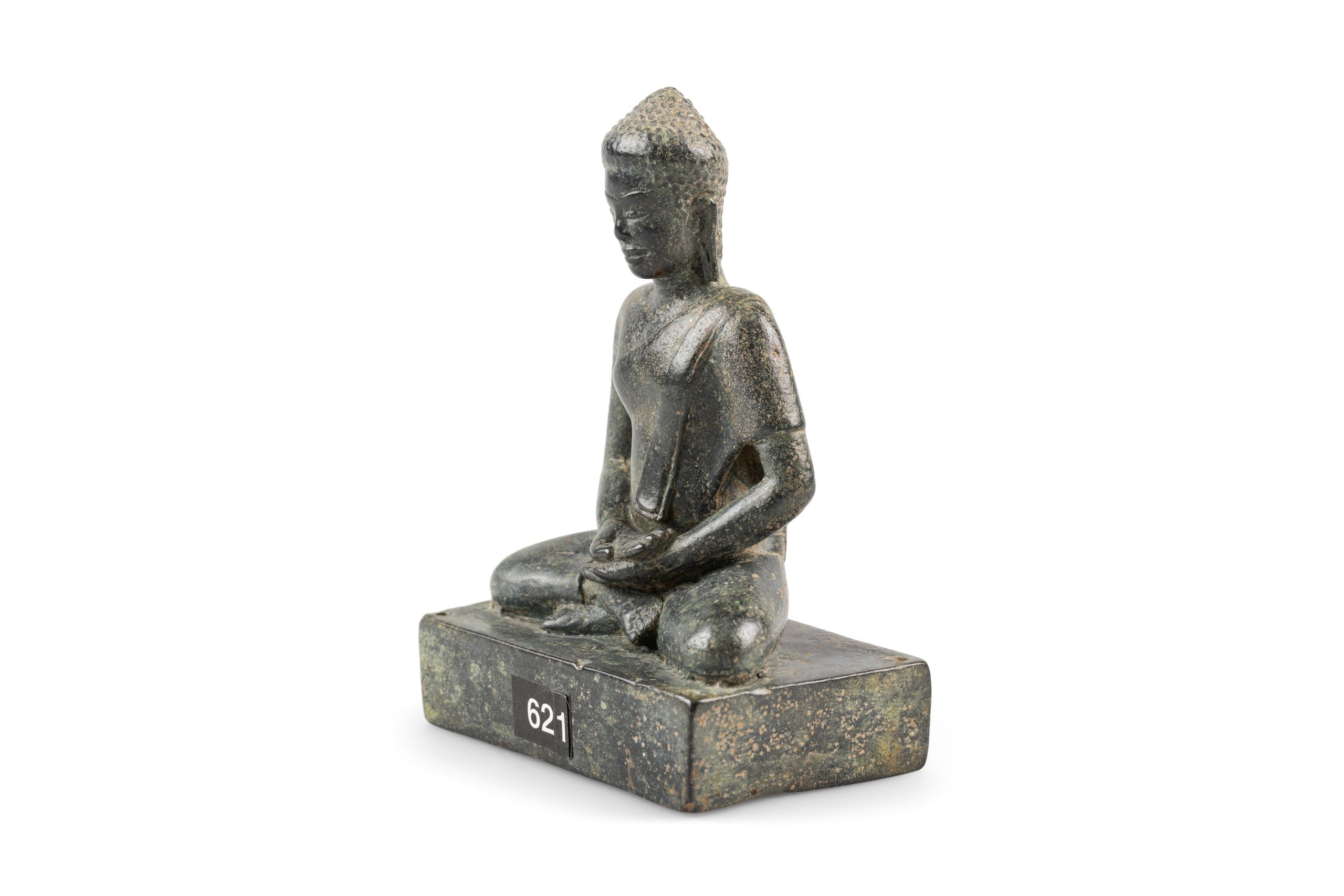 Seated Buddha figure from Cambodia