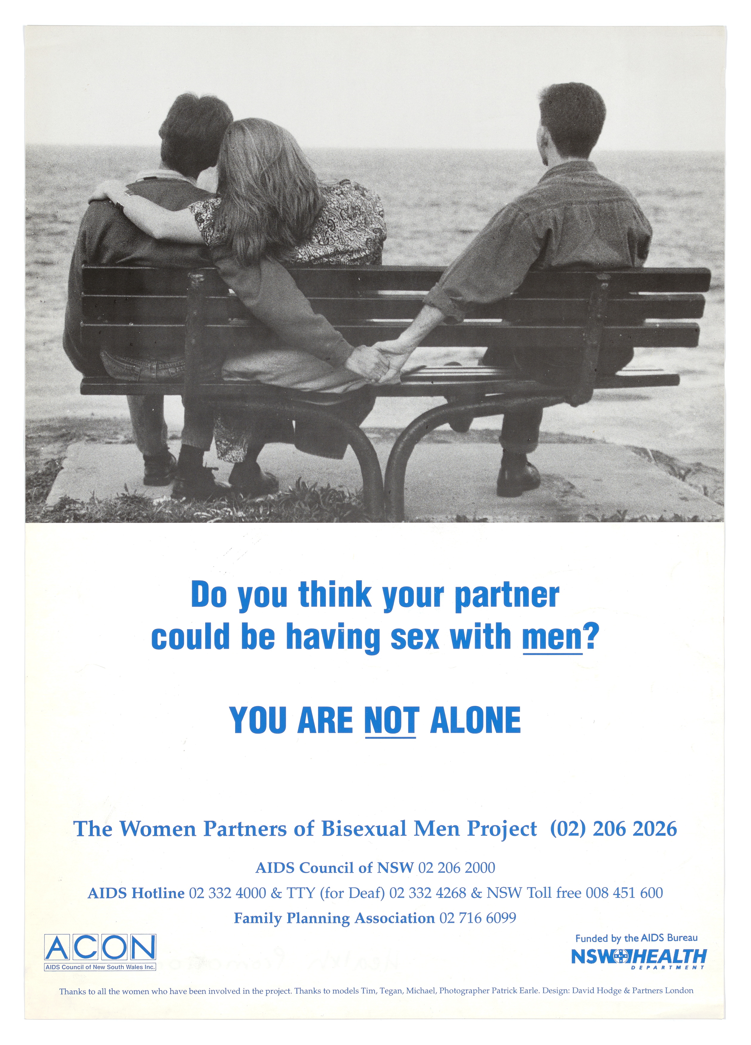 Powerhouse Collection - Safe sex poster for AIDS Council of New South Wales